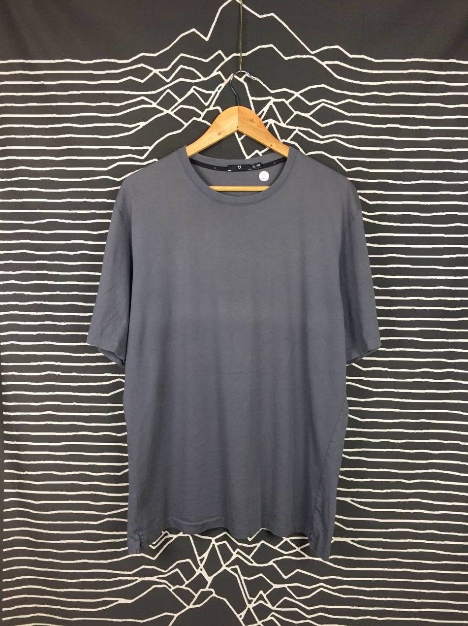 Japanese Brand × Jil Sander × Uniqlo Jil Sander J+ Uniqlo Essential Dark Grey Tee Size US XL / EU 56 / 4 - 1 Thumbnail