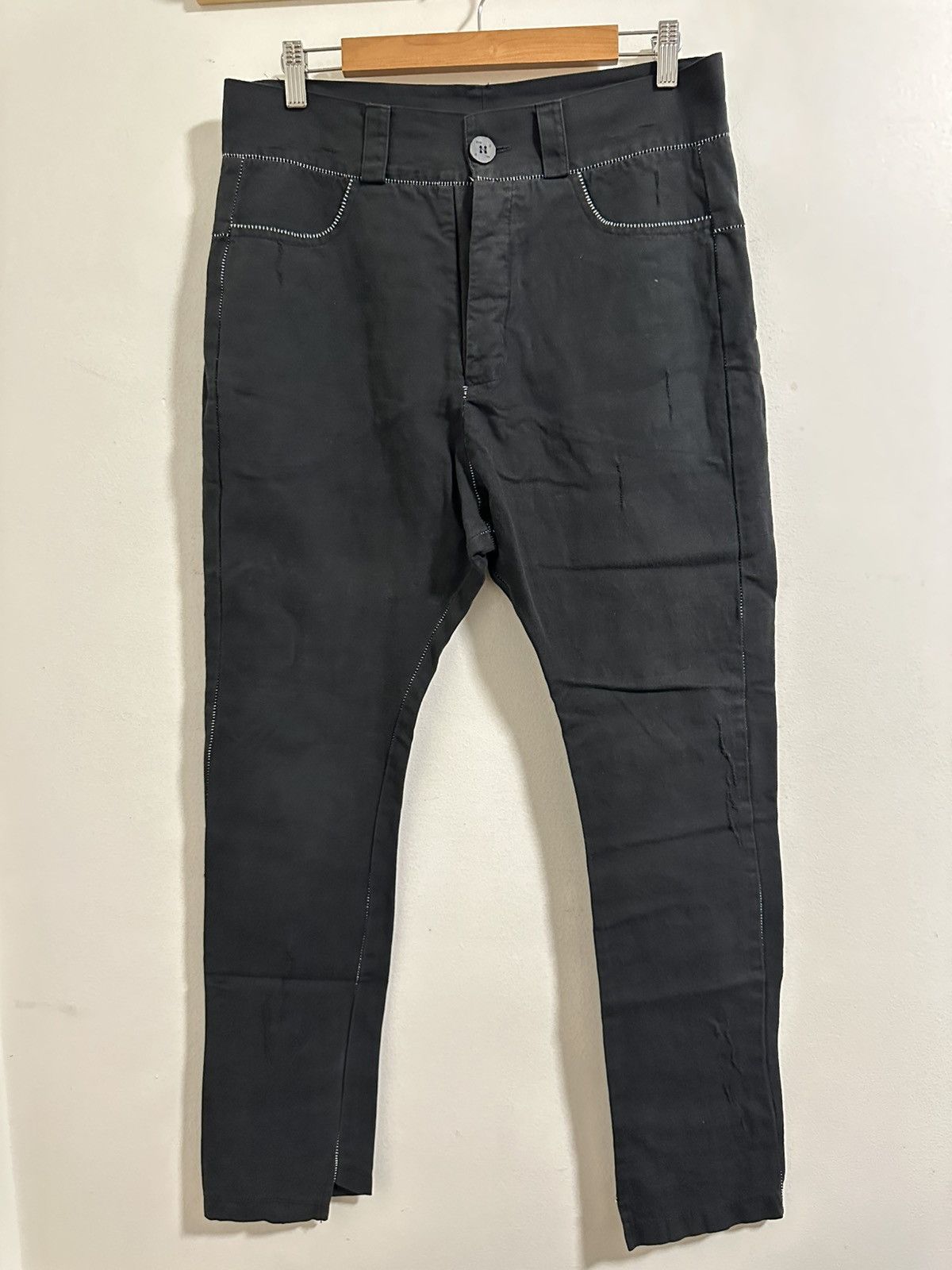 10sei0otto 10sei0otto 5 Pocket Black Trousers Size US 30 / EU 46 - 1 Thumbnail