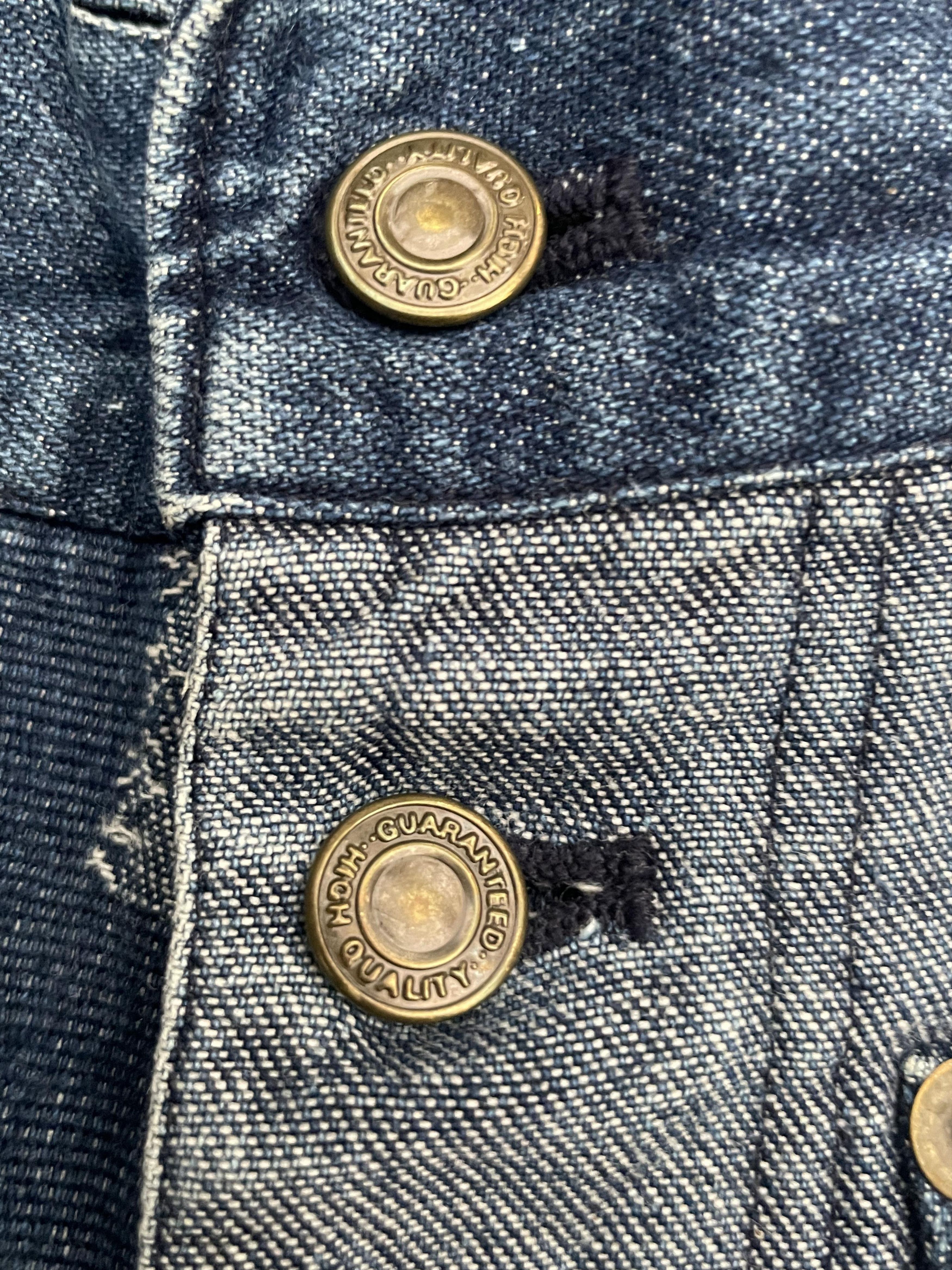 Japanese Brand Vintage Flare Betty Blue Shinji Abe Custom Denim Size 29" - 10 Thumbnail