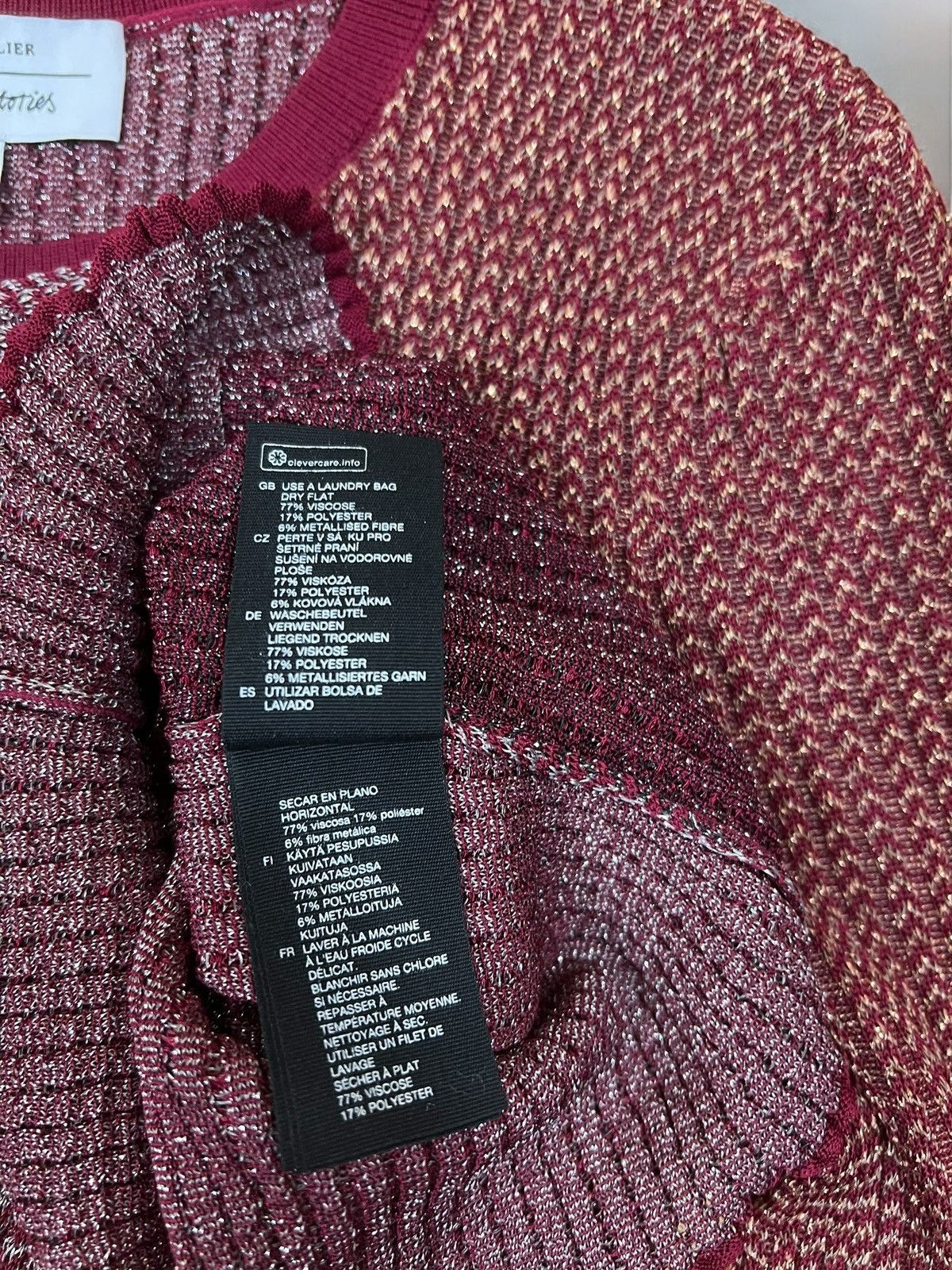 & Other Stories & Other Stories Burgundy Light Pull size S Size S / US 4 / IT 40 - 7 Thumbnail