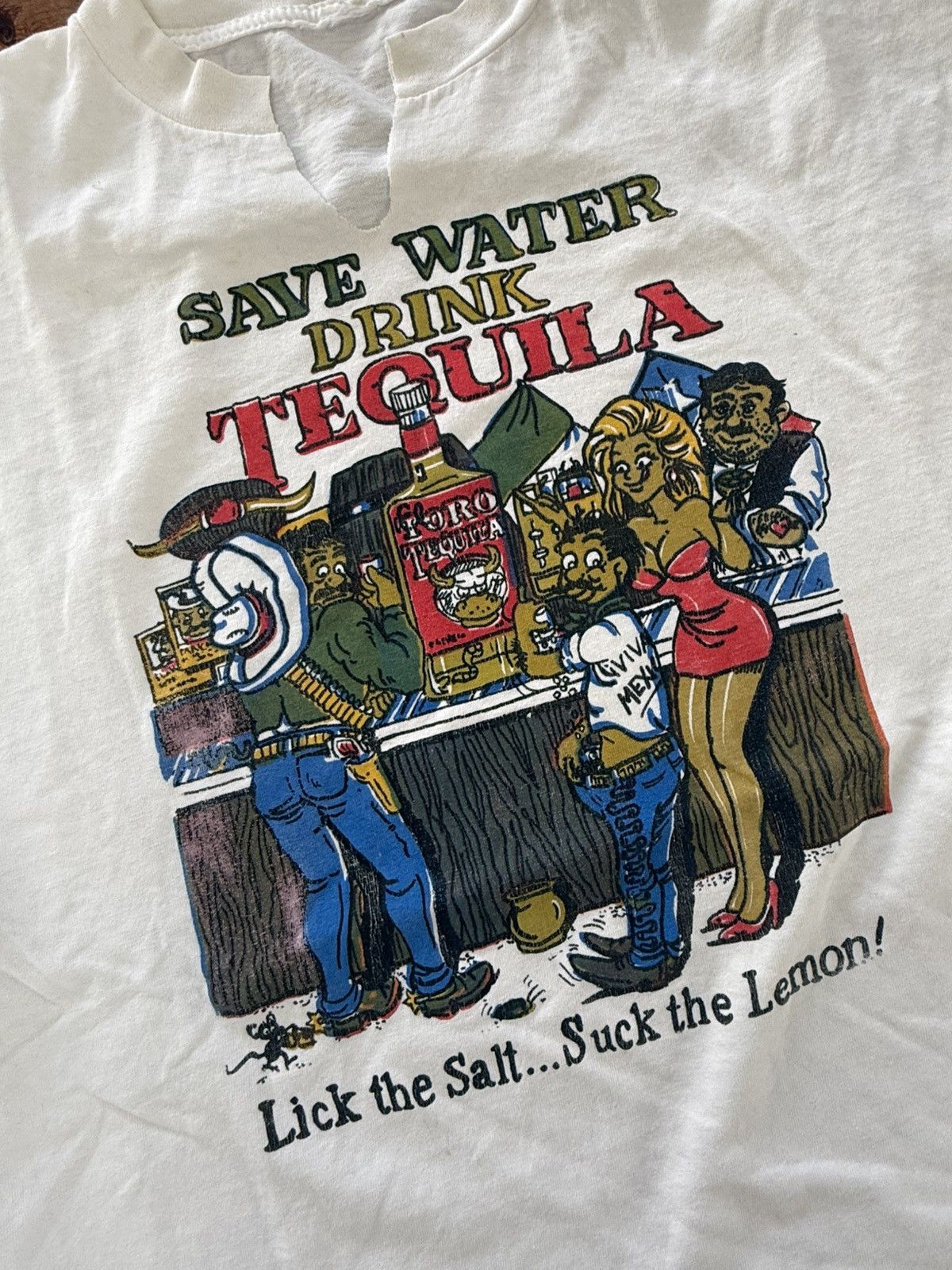 Vintage VINTAGE MEXICO TEQUILA SOUVENIR TOURIST TEE Size US XL / EU 56 / 4 - 1 Thumbnail