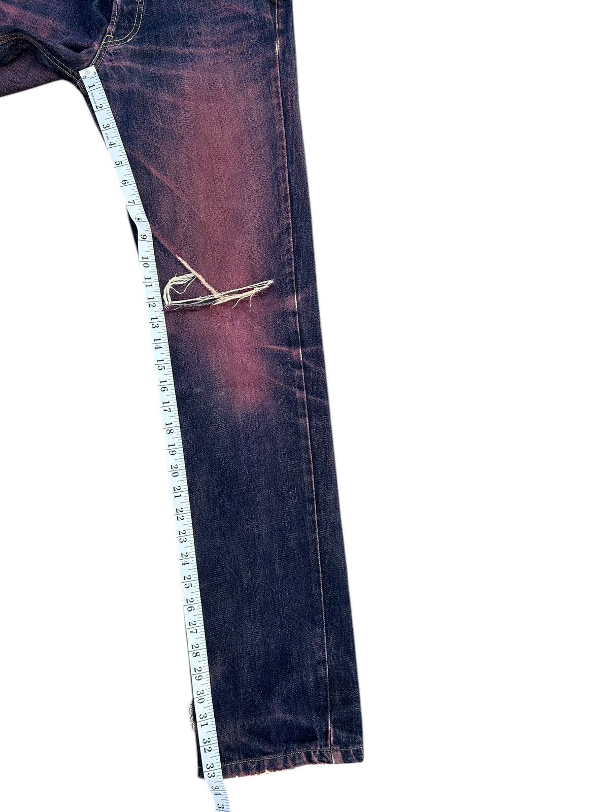 Beauty Beast Beauty Beast Japanese Distressed Denim Jeans Size US 33 - 24 Thumbnail