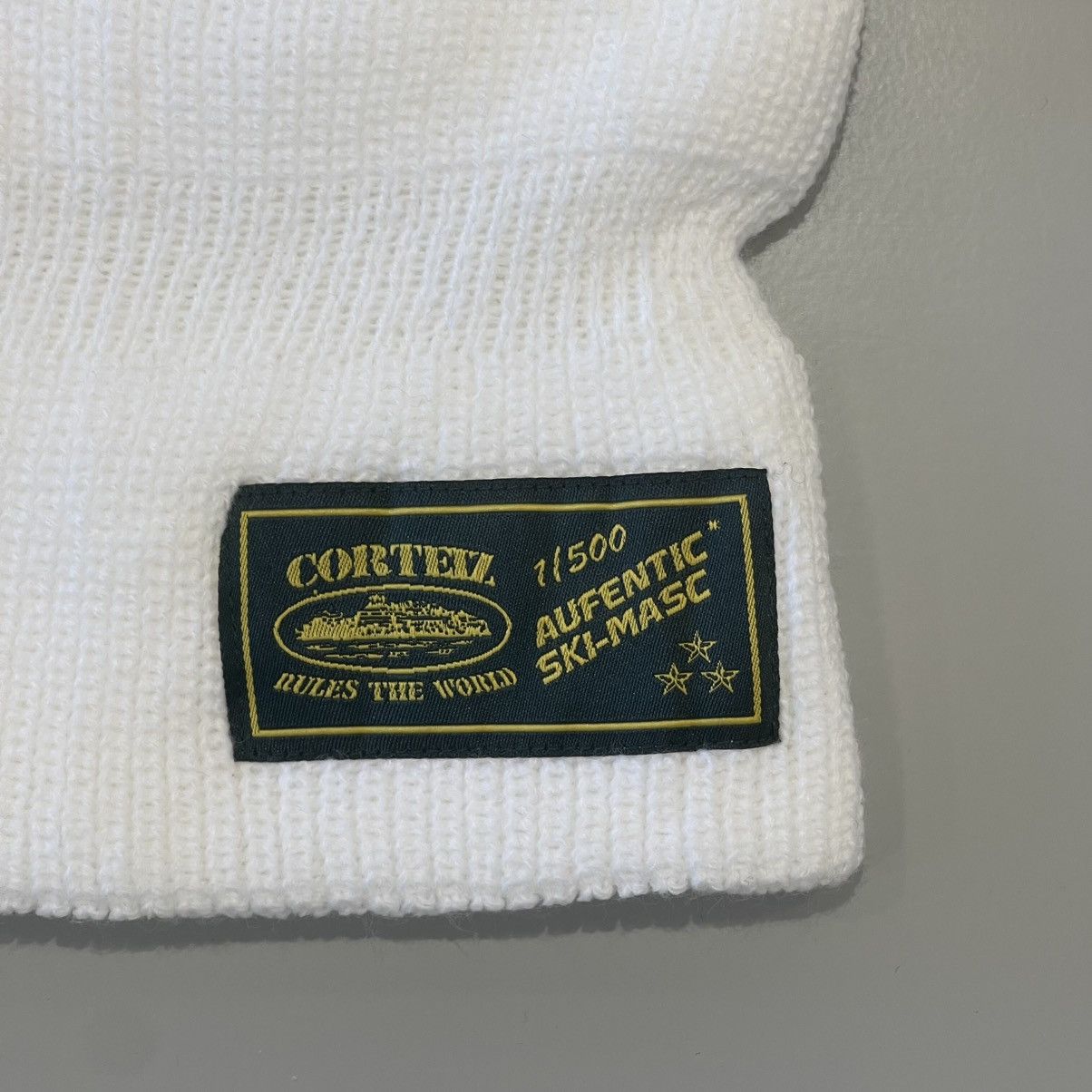 Corteiz Corteiz 5 Starz Knit Bally White Size ONE SIZE - 2 Thumbnail