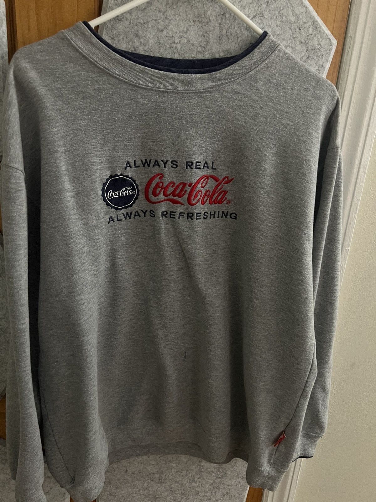 Coca Cola Vintage coca cola crewneck sweater Size US L / EU 52-54 / 3 - 1 Thumbnail