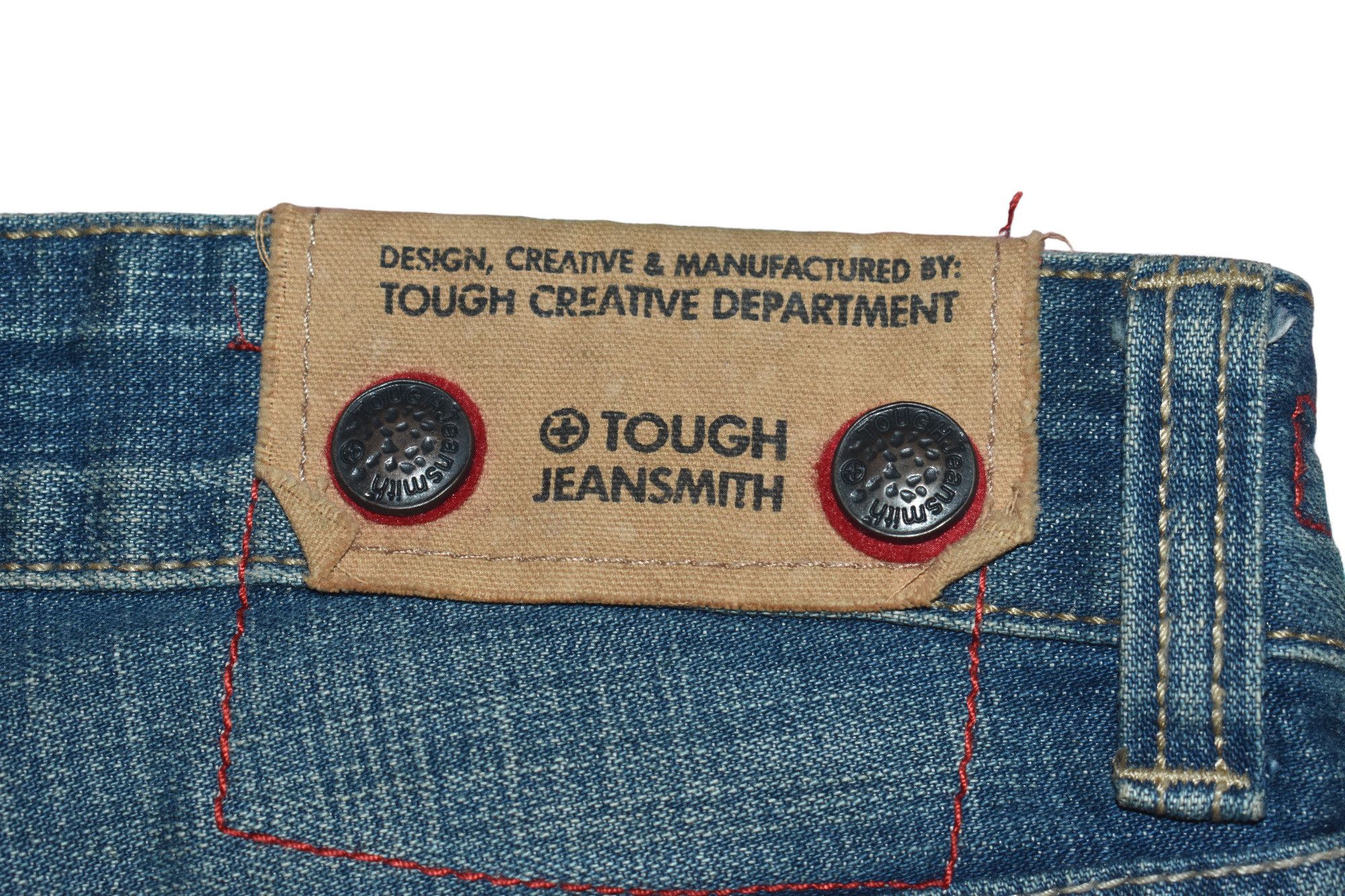 Japanese Brand Flared Tough Jeansmith Patchwork Denim Pants Size US 34 / EU 50 - 10 Thumbnail