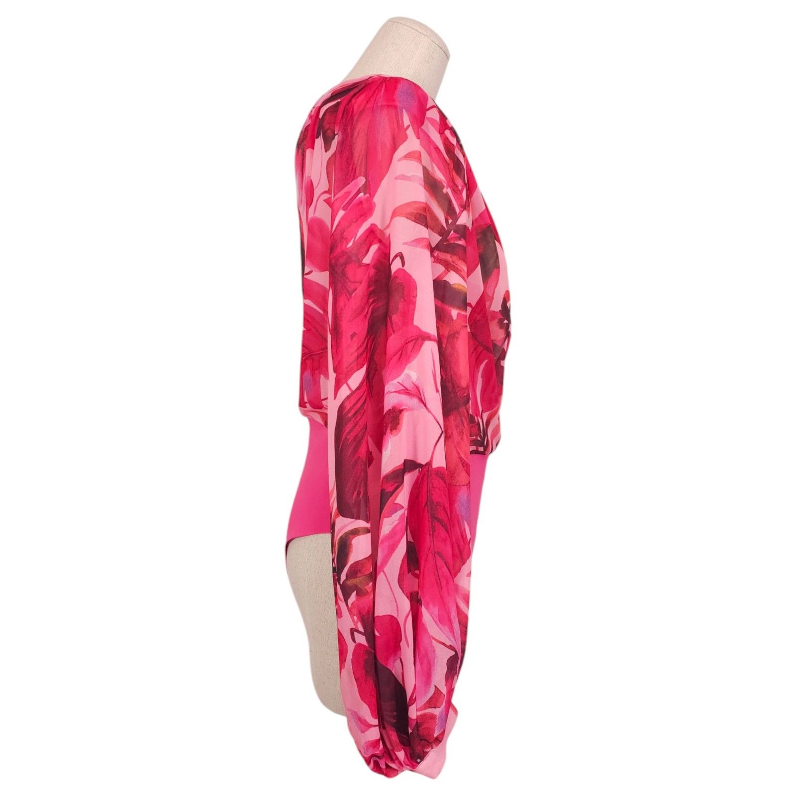 Bronx and Banco Bronx and Banco x REVOLVE Camilla One Shoulder Bodysuit Pink Size M / US 6-8 / IT 42-44 - 3 Thumbnail