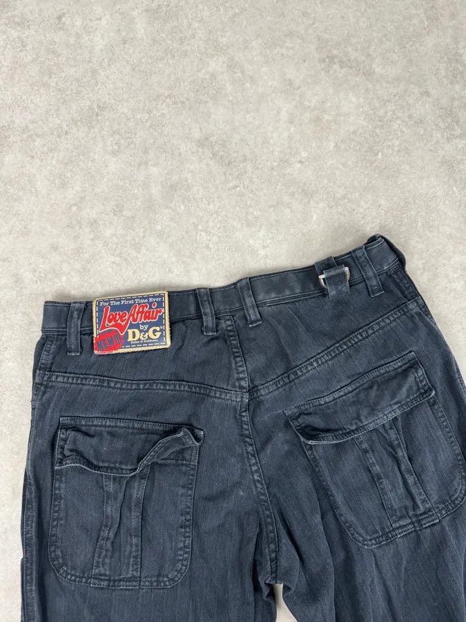 Dolce & Gabbana AW2006 Dolce & Gabbana Navy Multi-Pocket Cargo Pants Size 28" / US 6 / IT 42 - 8 Thumbnail
