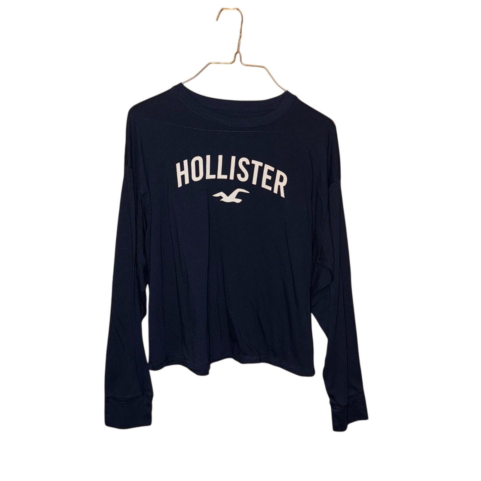 Hollister Hollister Size Medium Navy Long Sleeve Shirt Size M / US 6-8 / IT 42-44 - 1 Thumbnail