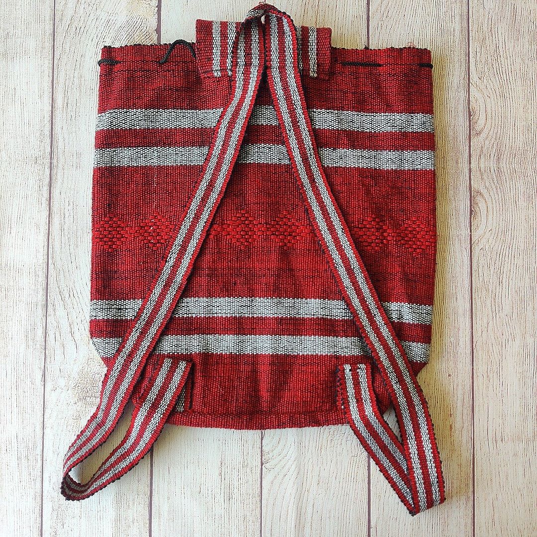 NFL Kansas City Chiefs crew neck tee and woven sack backpack Size US L / EU 52-54 / 3 - 7 Thumbnail