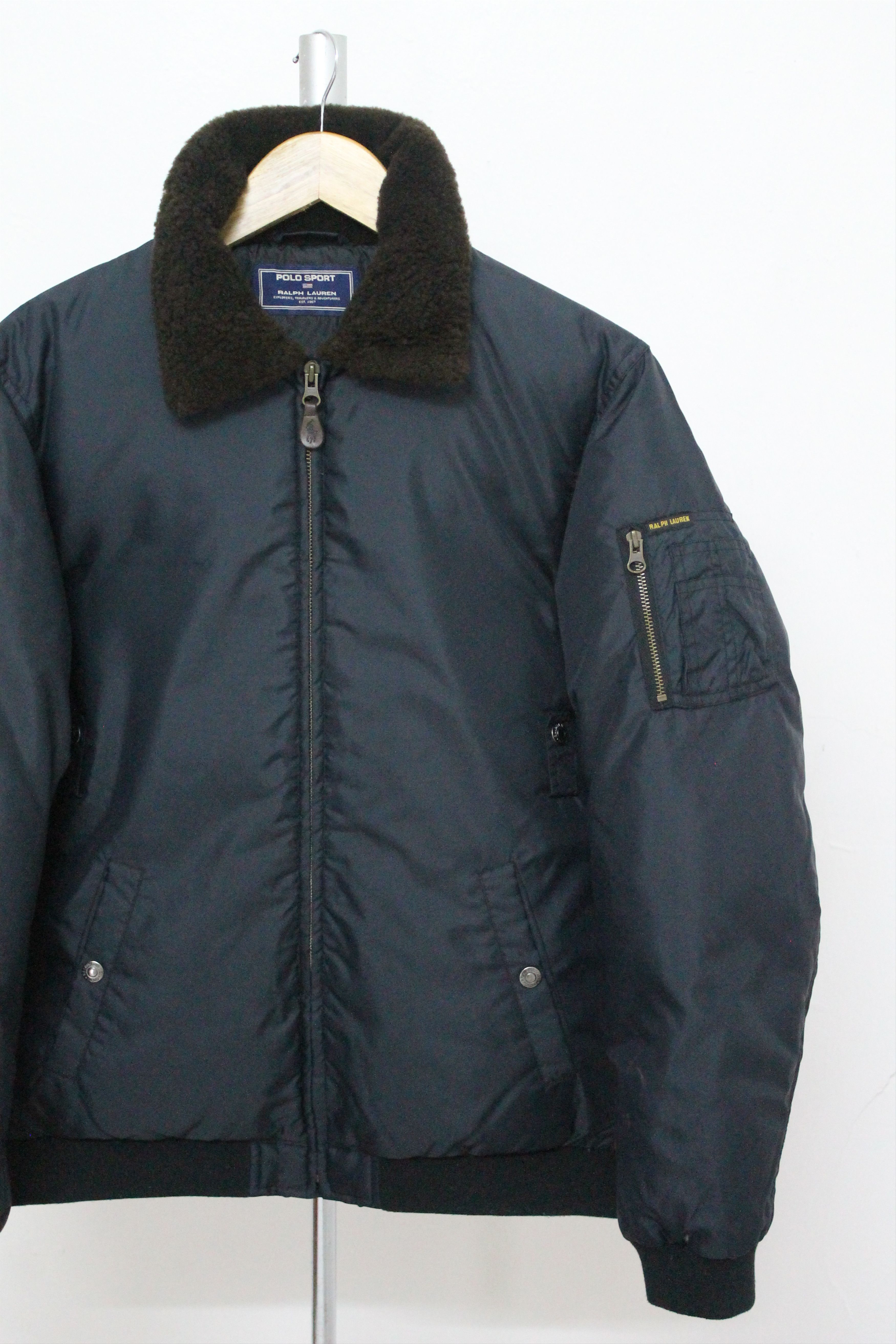 Polo Ralph Lauren Vintage 90's POLO SPORT RALPH LAUREN Bomber Jacket. Size US S / EU 44-46 / 1 - 4 Thumbnail