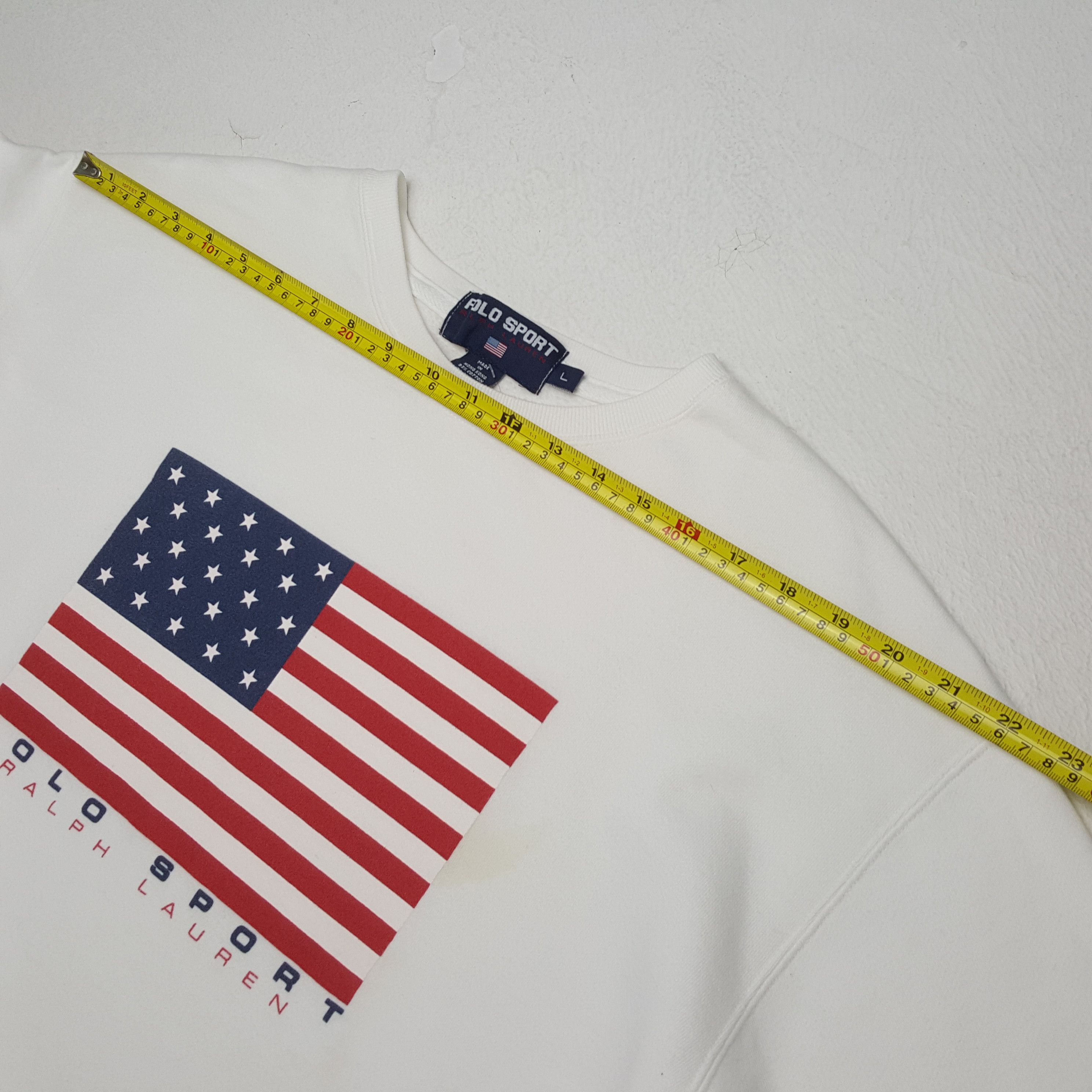 Polo Ralph Lauren × Vintage Vintage POLO SPORTS by RALPH LAUREN Fashion Brand Sweatshirt Size US L / EU 52-54 / 3 - 4 Thumbnail