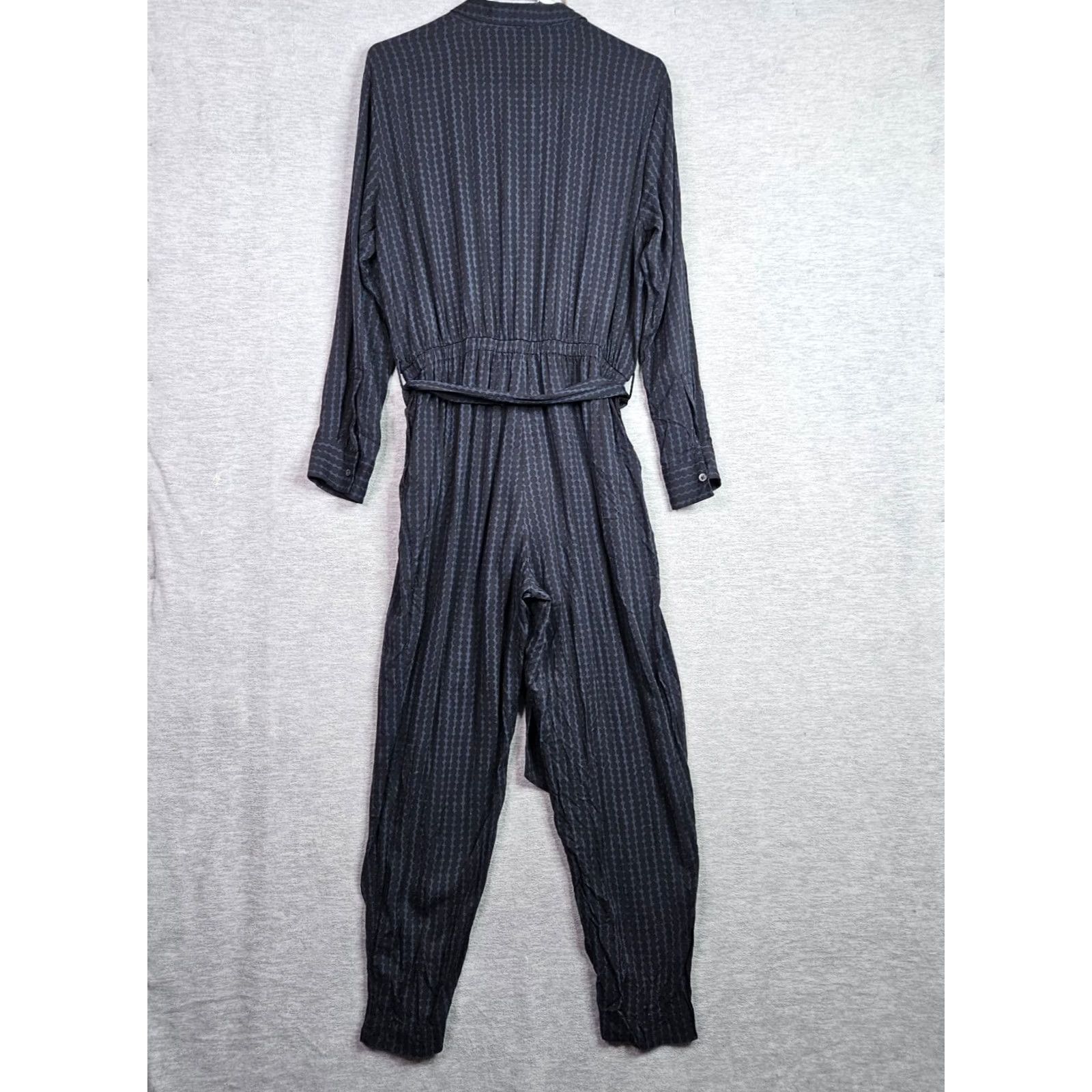 Uniqlo Marimekko x Uniqlo One-Piece Jumpsuit Long Sleeve Button Tie Waist Multicolor Patterned Women M Size M / US 6-8 / IT 42-44 - 2 Thumbnail
