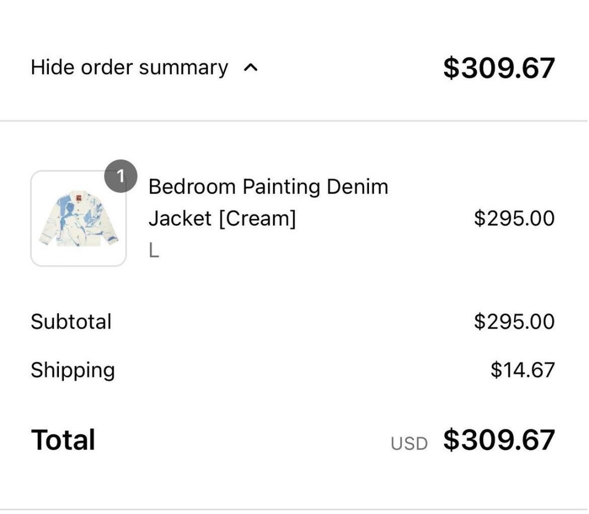 KidSuper Kid Super 1989 Bedroom Painting denim jacke Size US L / EU 52-54 / 3 - 4 Thumbnail