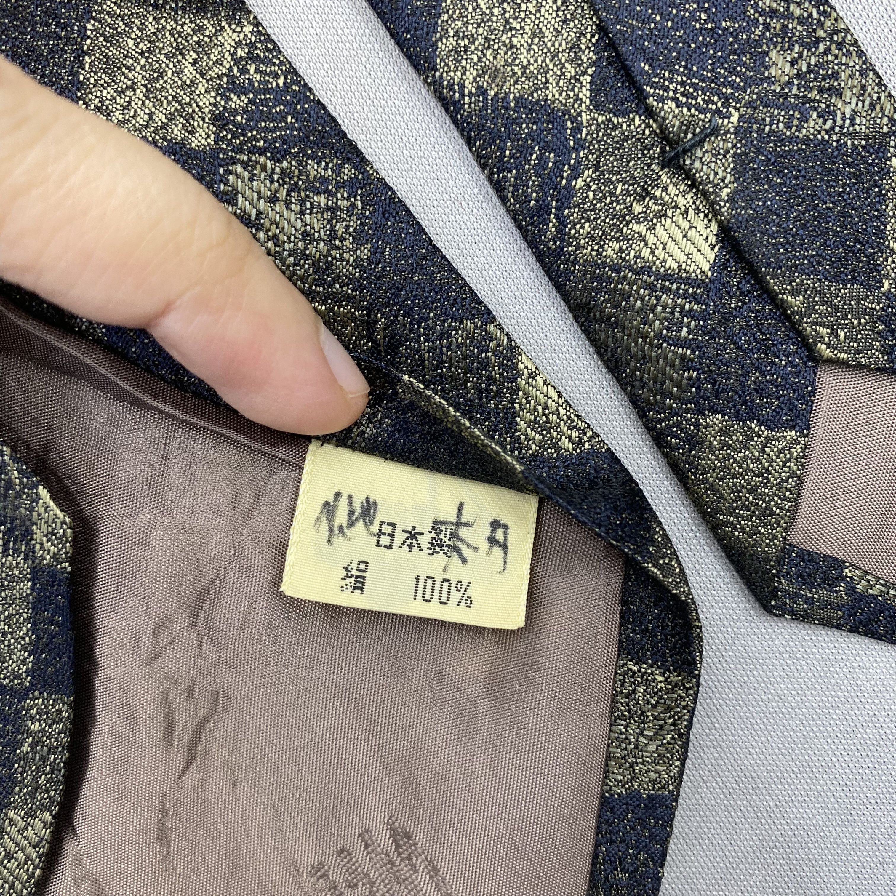 Issey Miyake Vintage Issey Miyake SILK Necktie Cravate Pure Silk Neck Tie Size ONE SIZE - 7 Thumbnail