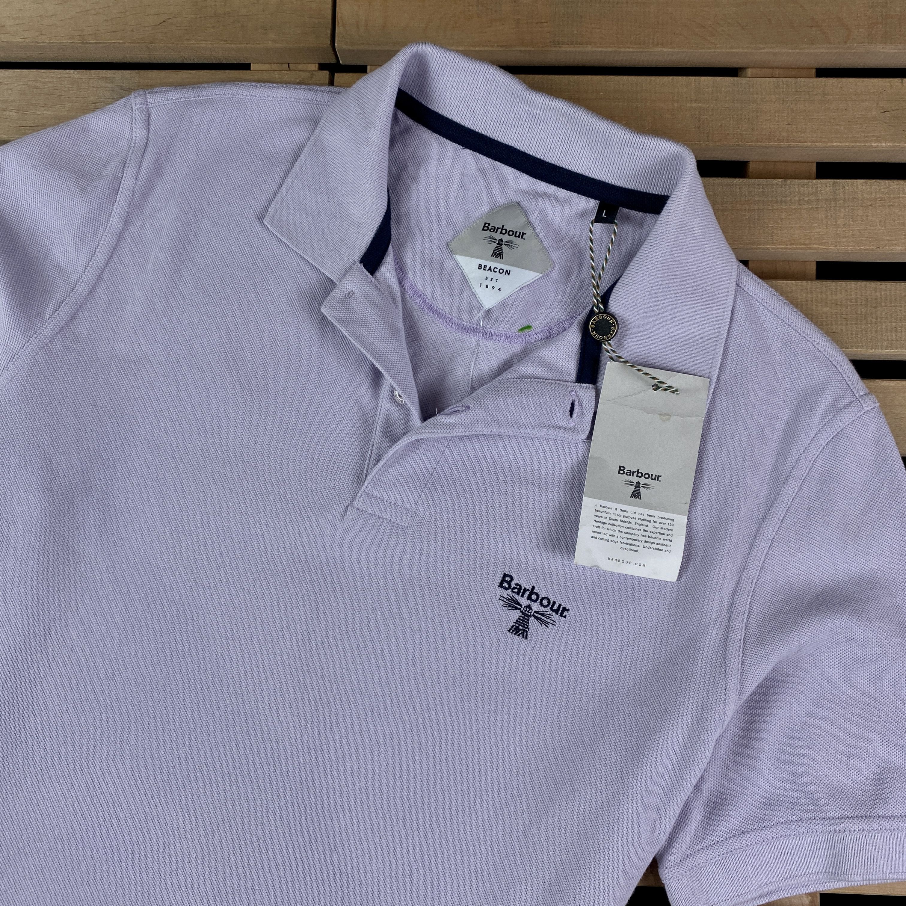 Barbour Men’s Polo T-Shirt Barbour Size L Blue Size US L / EU 52-54 / 3 - 2 Thumbnail