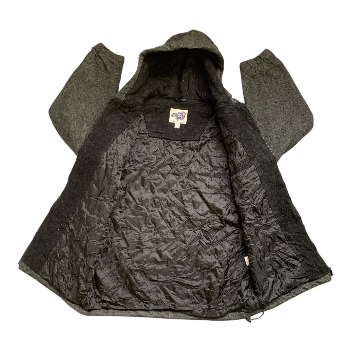 Japanese Brand Rare Design Vintage Warp Complete Streetwear Fleece Jackets Size US L / EU 52-54 / 3 - 3 Thumbnail