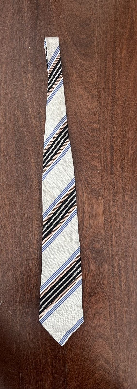 Designer × Gianfranco Ferre Gianfranco Ferre Silk Striped Tie Size ONE SIZE - 2 Thumbnail