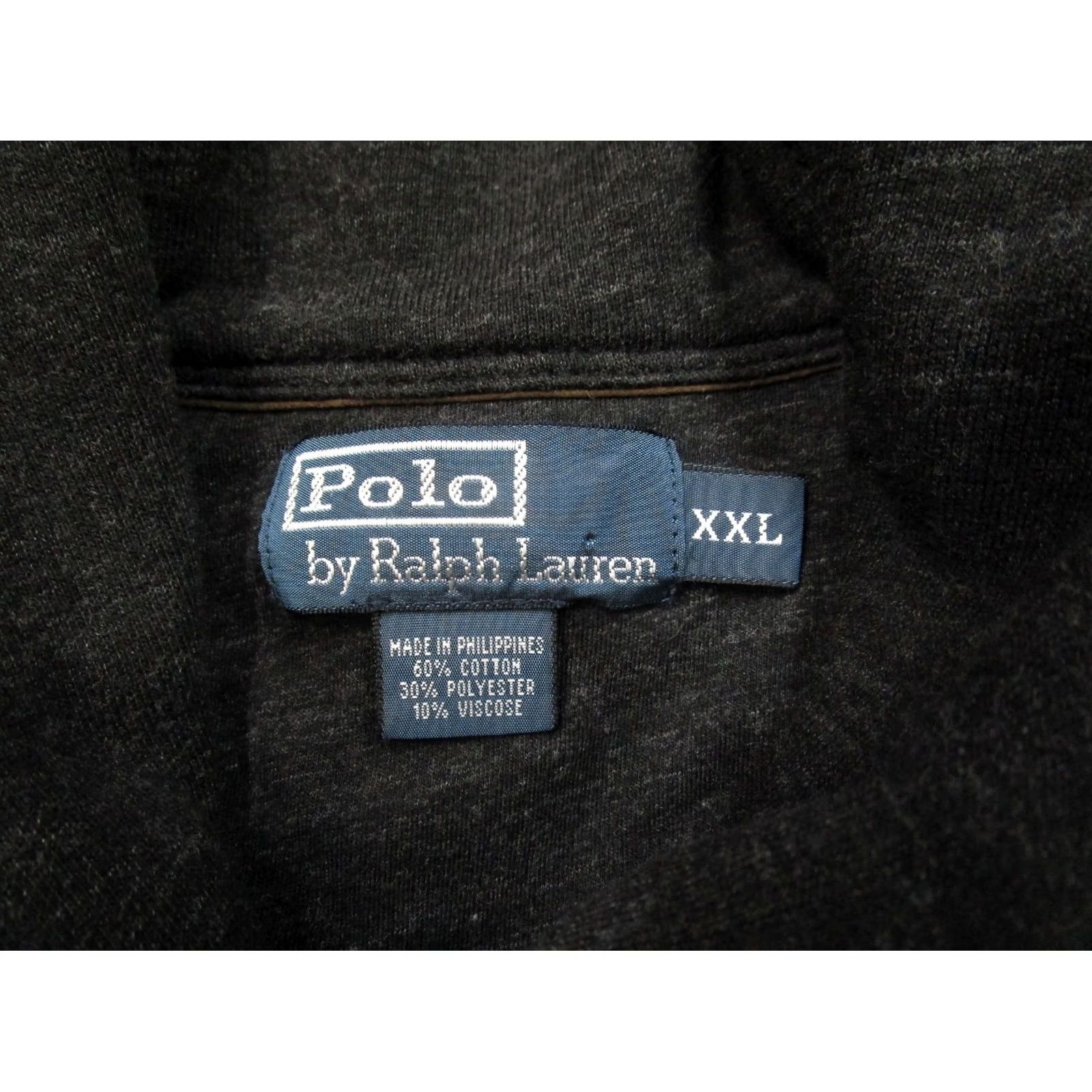 Polo Ralph Lauren Polo Ralph Lauren Cardigan XXL Gray Shawl Collar Button Up Sweater Preppy Pocket Mens Size US XXL / EU 58 / 5 - 7 Thumbnail