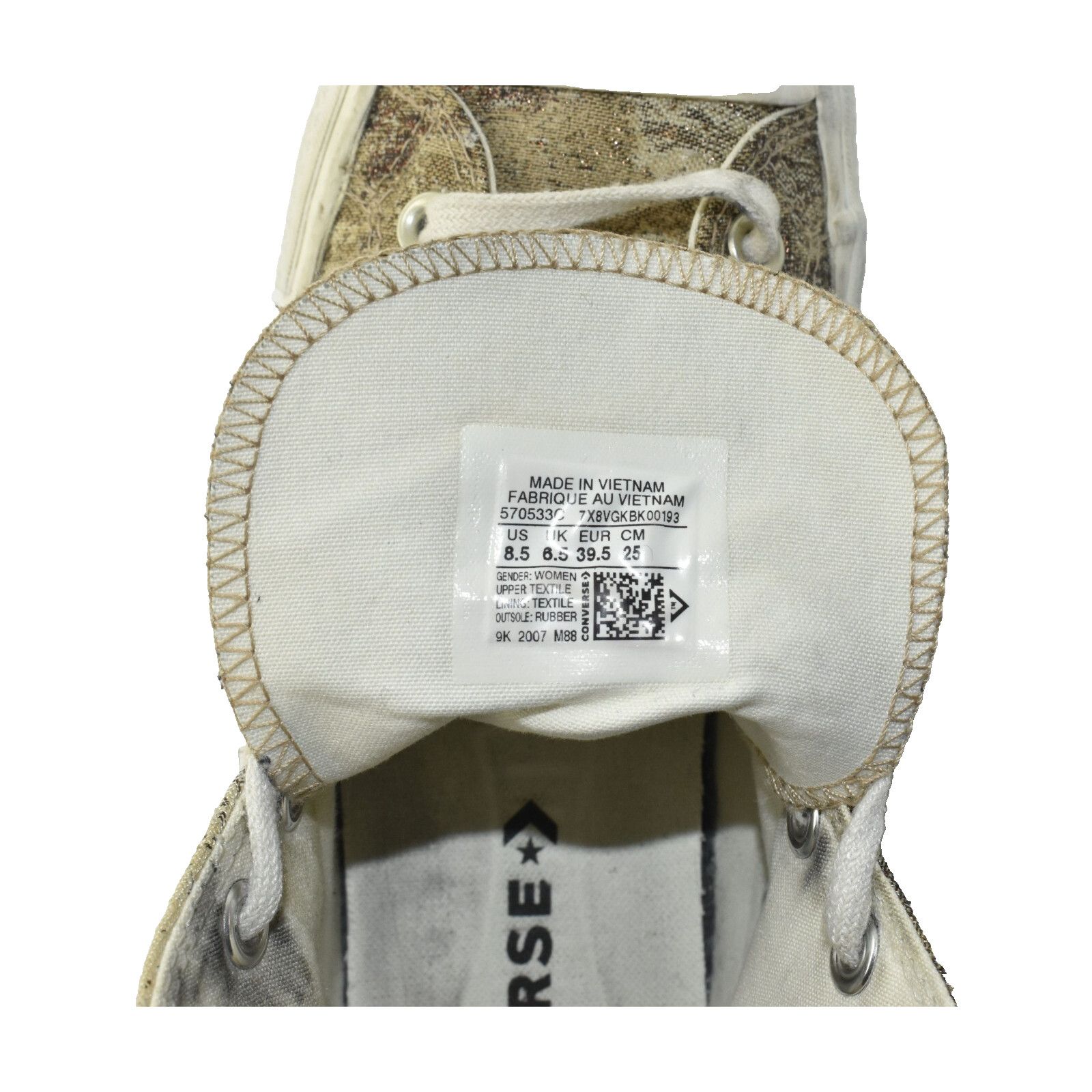 Converse CONVERSE CHUCK TAYLOR Bronze Stas Lift HiTop Sneakers Sz 8.5 Size US 8.5 / IT 38.5 - 7 Thumbnail
