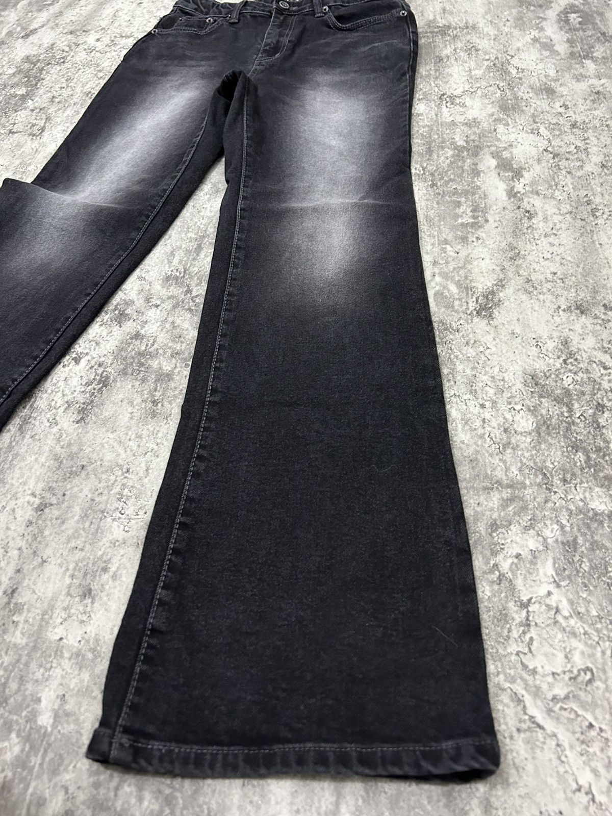 If Six Was Nine × Le Grande Bleu (L.G.B.) × Tornado Mart Millioncore Acid Wash Flare Pants Size US 27 - 5 Thumbnail