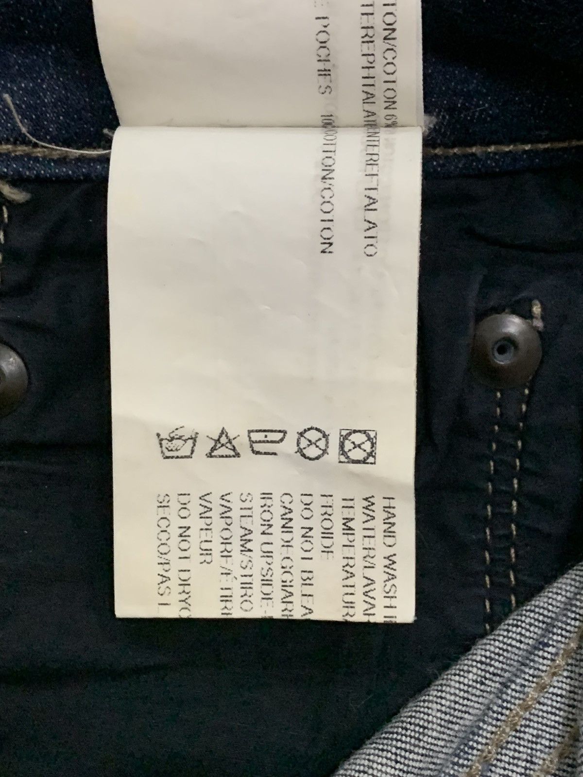 Rick Owens Drkshdw RICK OWENS DRKSHDW TORRENCE UNWASHED BLUE SKINNY/SLIM DENIM Size US 30 / EU 46 - 11 Thumbnail
