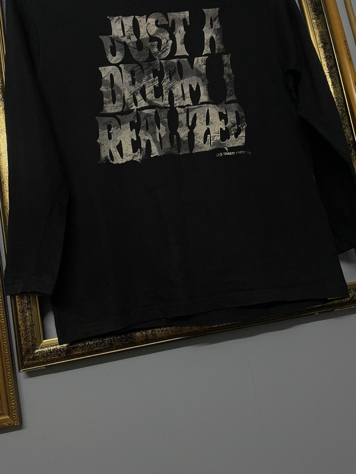 Designer × Vintage Vintage 1990s Japan Takeo Kikuchi Inspired Word Longsleeve Size US M / EU 48-50 / 2 - 4 Thumbnail