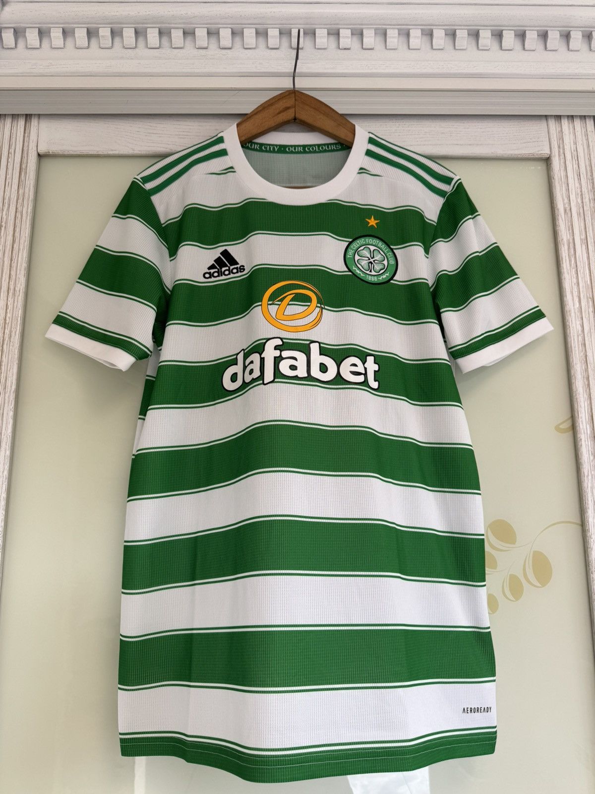 Adidas Celtic 2021-2022 Home Soccer Jersey Football Kit Shirt Size US M / EU 48-50 / 2 - 5 Thumbnail