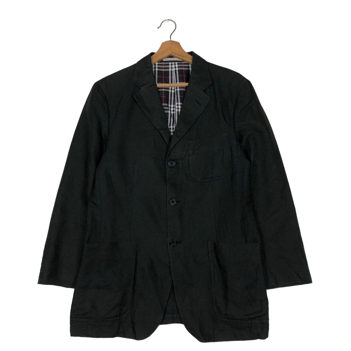 Burberry 🔥Vintage Burberry Black Label Work Chore Jacket Nova Check Size US M / EU 48-50 / 2 - 1 Thumbnail