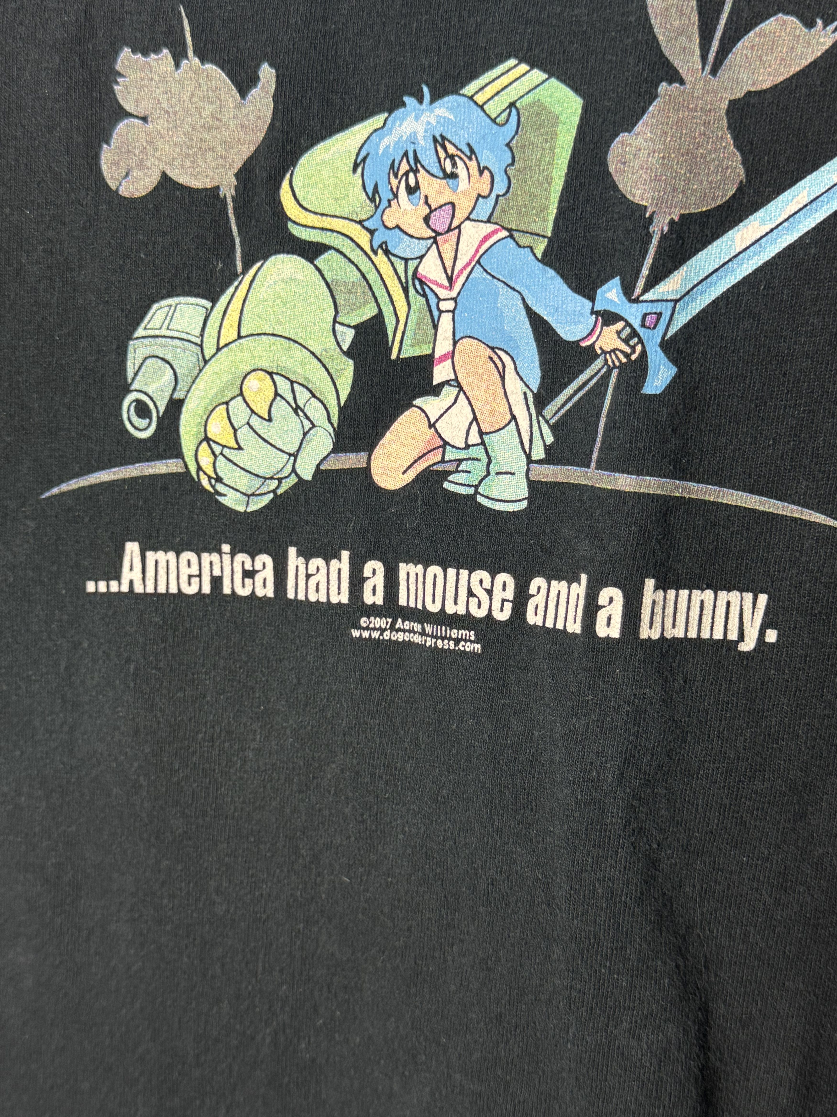 Vintage Vintage Anime - Aaron Williams Art Tee Size US L / EU 52-54 / 3 - 4 Thumbnail