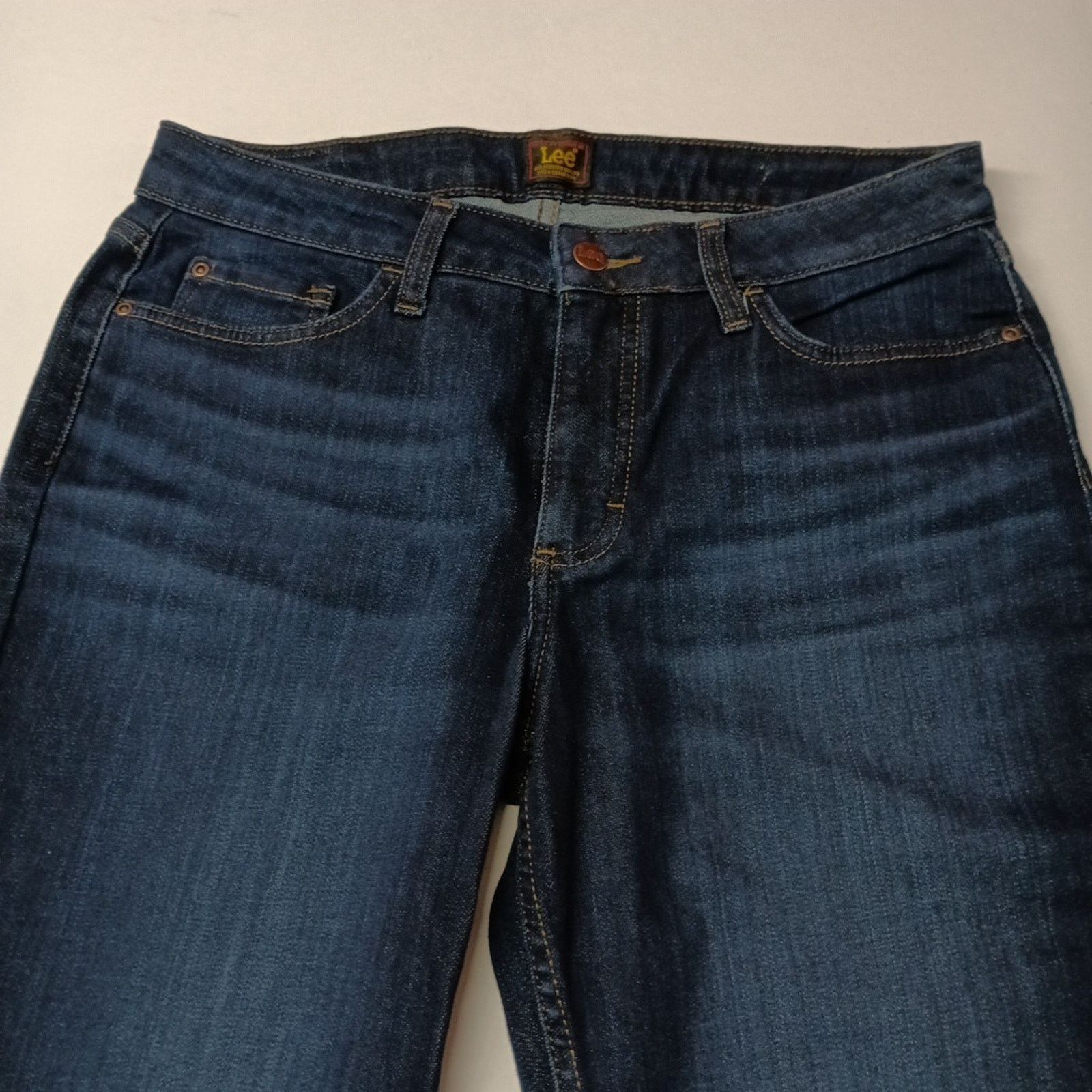 Lee Lee Straight Leg Jeans Women's 12 Long Size 32x32 Blue Size 34" / US 12 / IT 48 - 5 Thumbnail