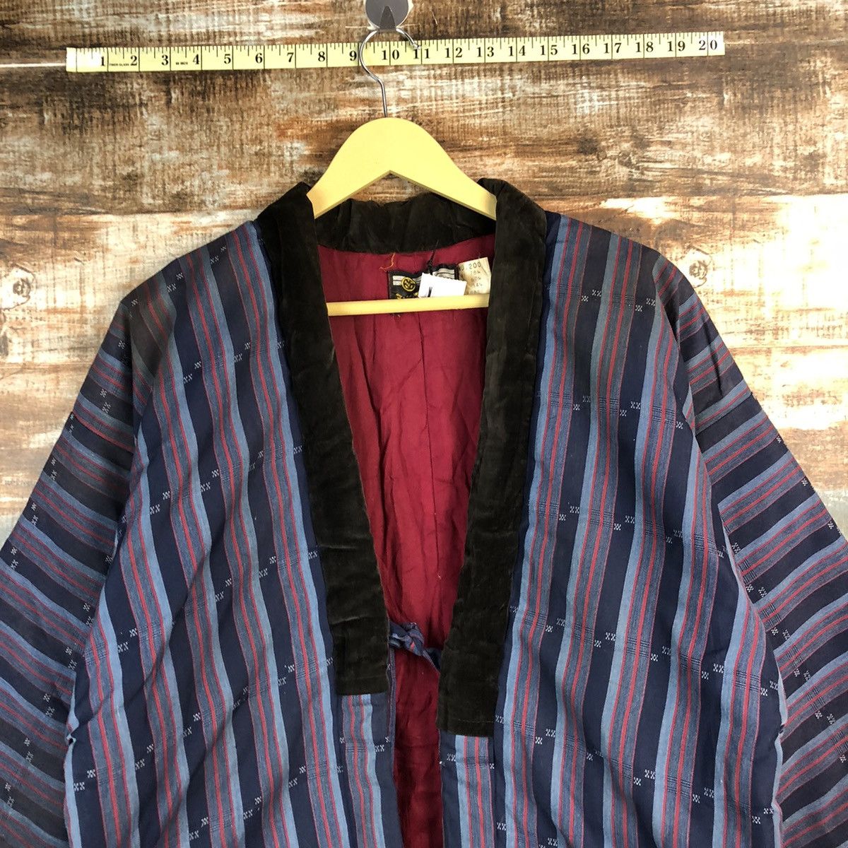 Japanese Brand Japan vintage Kimono Blue cardigan #A2312 Size US L / EU 52-54 / 3 - 4 Thumbnail