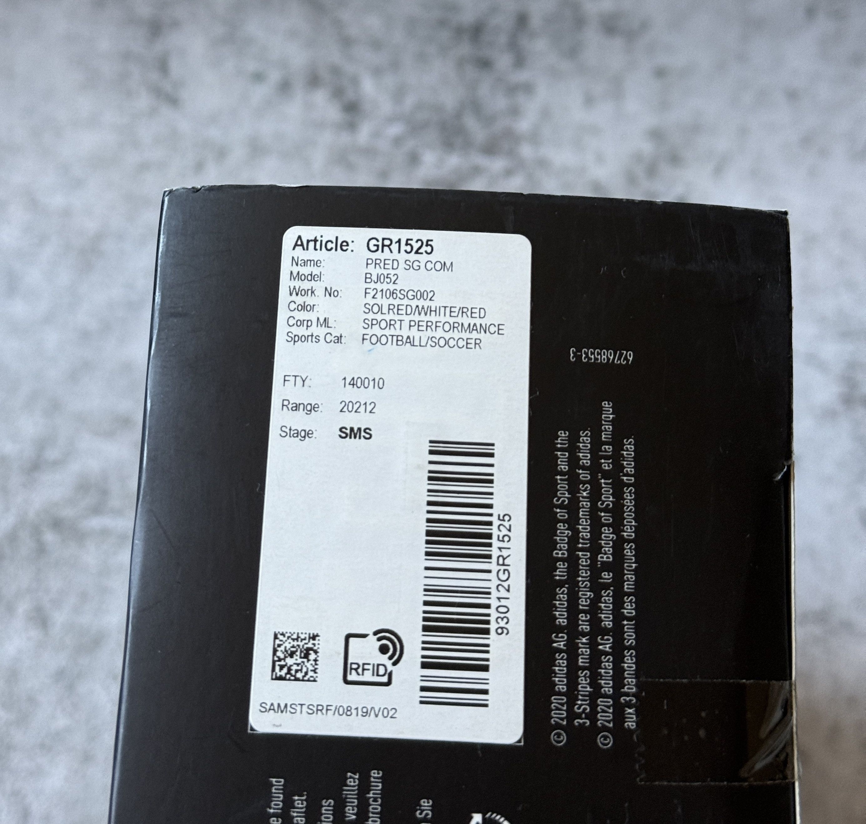 Adidas ADIDAS PREDATOR SG COMPETITION SHIN GUARDS GR1525 SIZE M Size ONE SIZE - 5 Thumbnail
