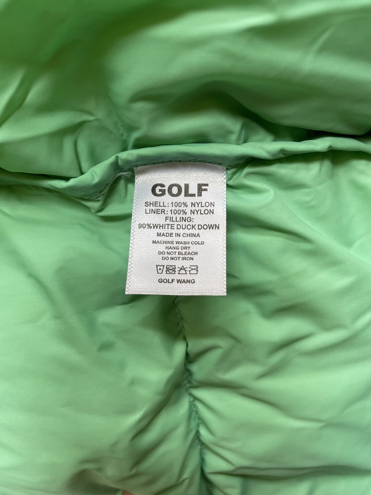 Golf Wang Golf Wang Green Flame Puffer Jacket Size M Size US M / EU 48-50 / 2 - 4 Thumbnail