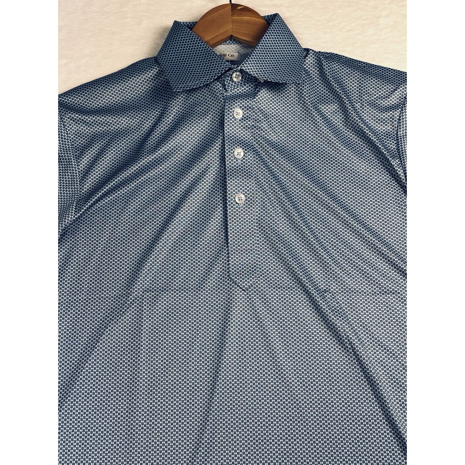 Other Collars & Co. Semi-Spread Collar Polo Shirt Blue Size Small Size US S / EU 44-46 / 1 - 9 Thumbnail