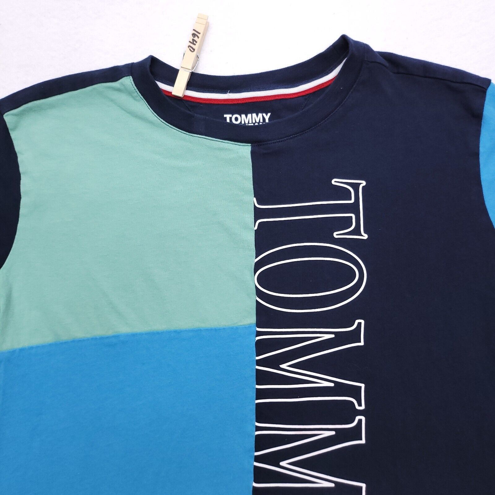 Tommy Hilfiger Tommy Jeans Causal Pullover T Shirt Womens Size Medium Blue Size M / US 6-8 / IT 42-44 - 1 Thumbnail