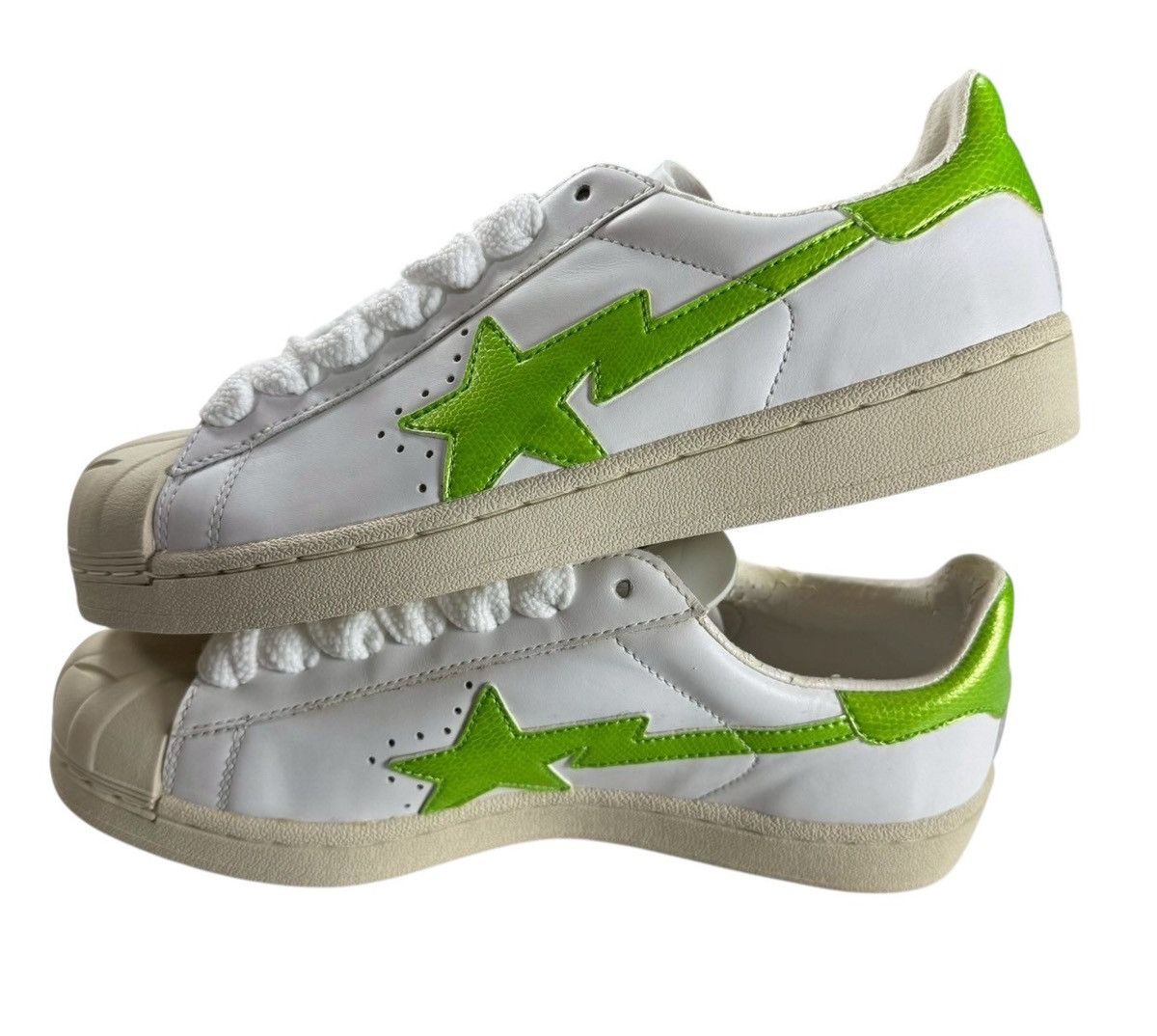 Bape BAPE Skull Sta White/Green snake Size US 9 / EU 42 - 3 Thumbnail
