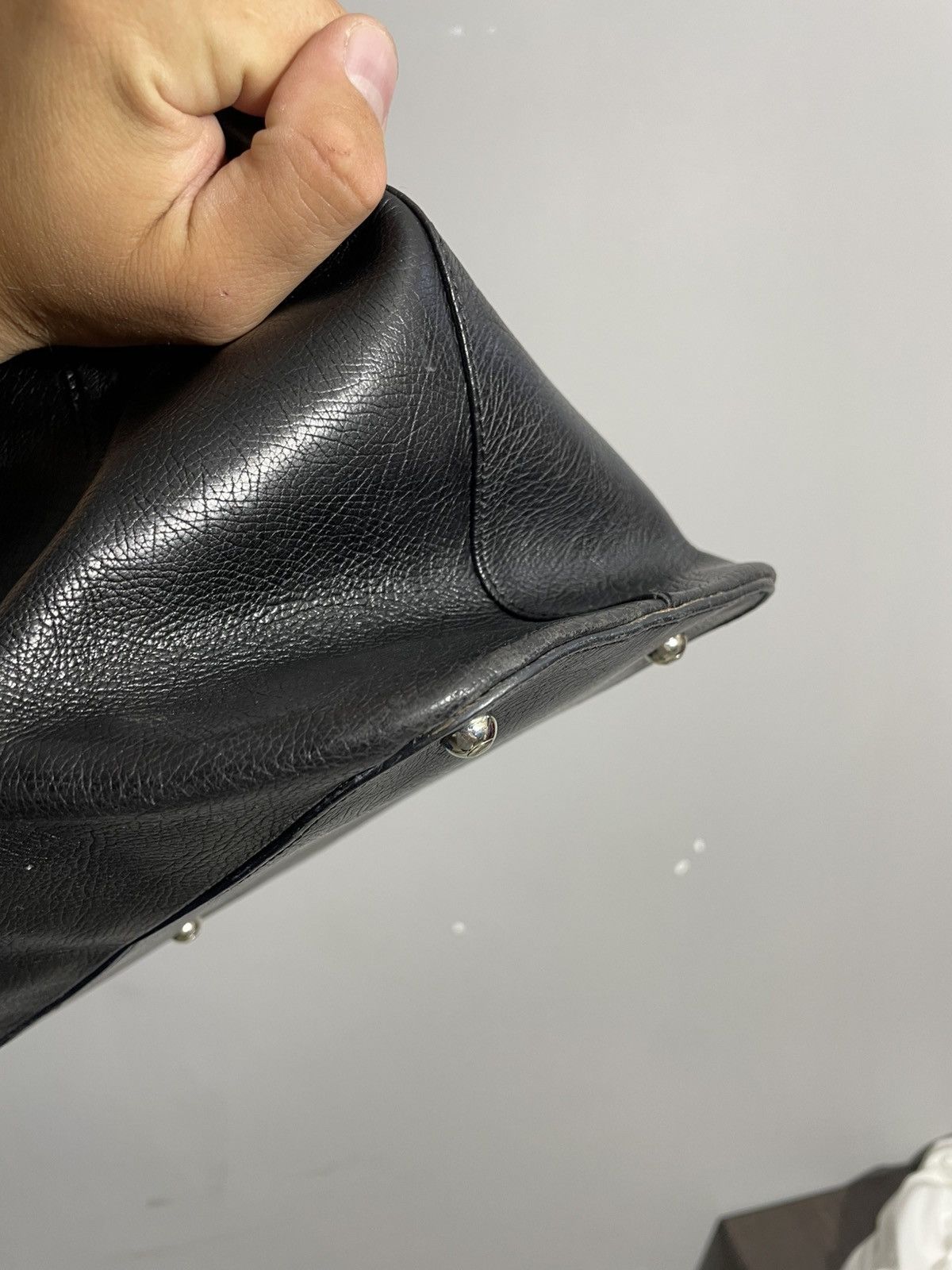 Tod's Tod’s Luxury Black Leather Handle Bag 32x46cm Size ONE SIZE - 9 Thumbnail