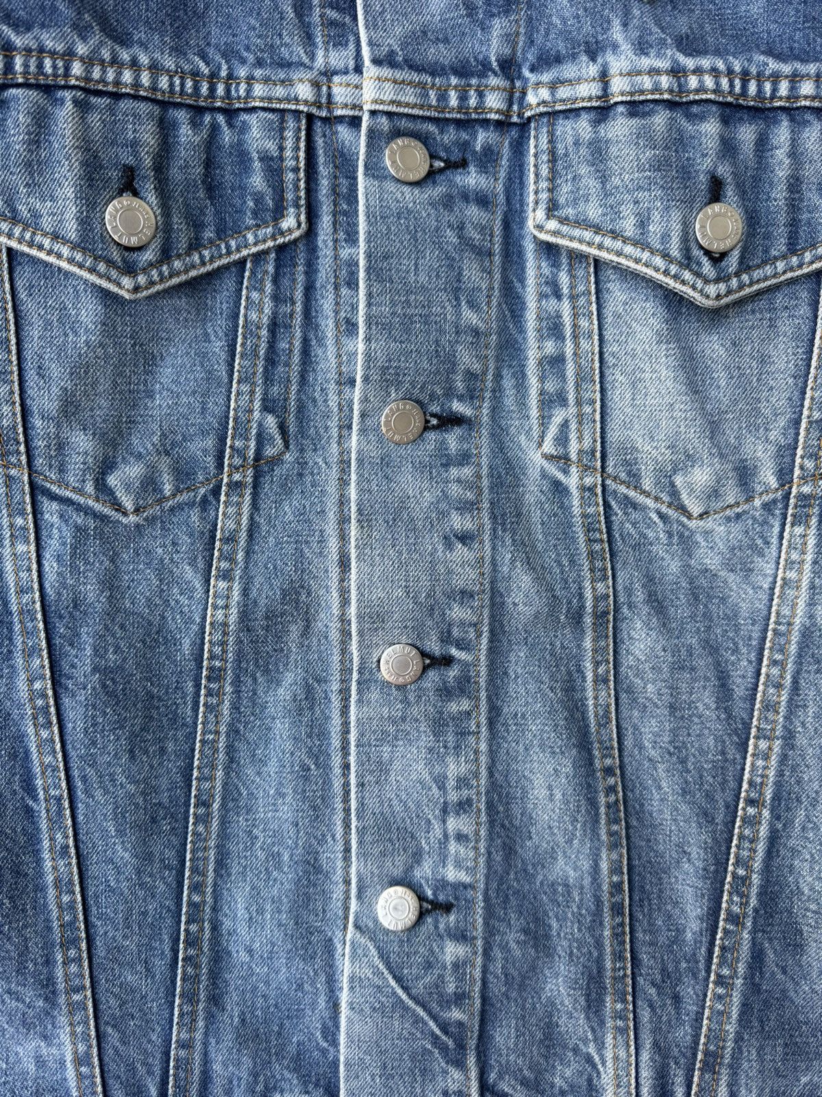 Helmut Lang Helmut Lang 1999 Type III Classic Denim Faded Trucker Jacket Size US S / EU 44-46 / 1 - 2 Thumbnail