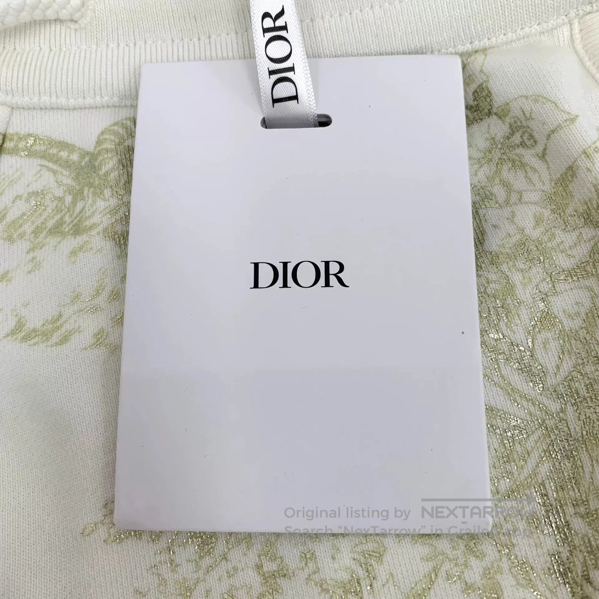 Dior christian dior white animal print shorts. Size 28" / US 6 / IT 42 - 6 Thumbnail