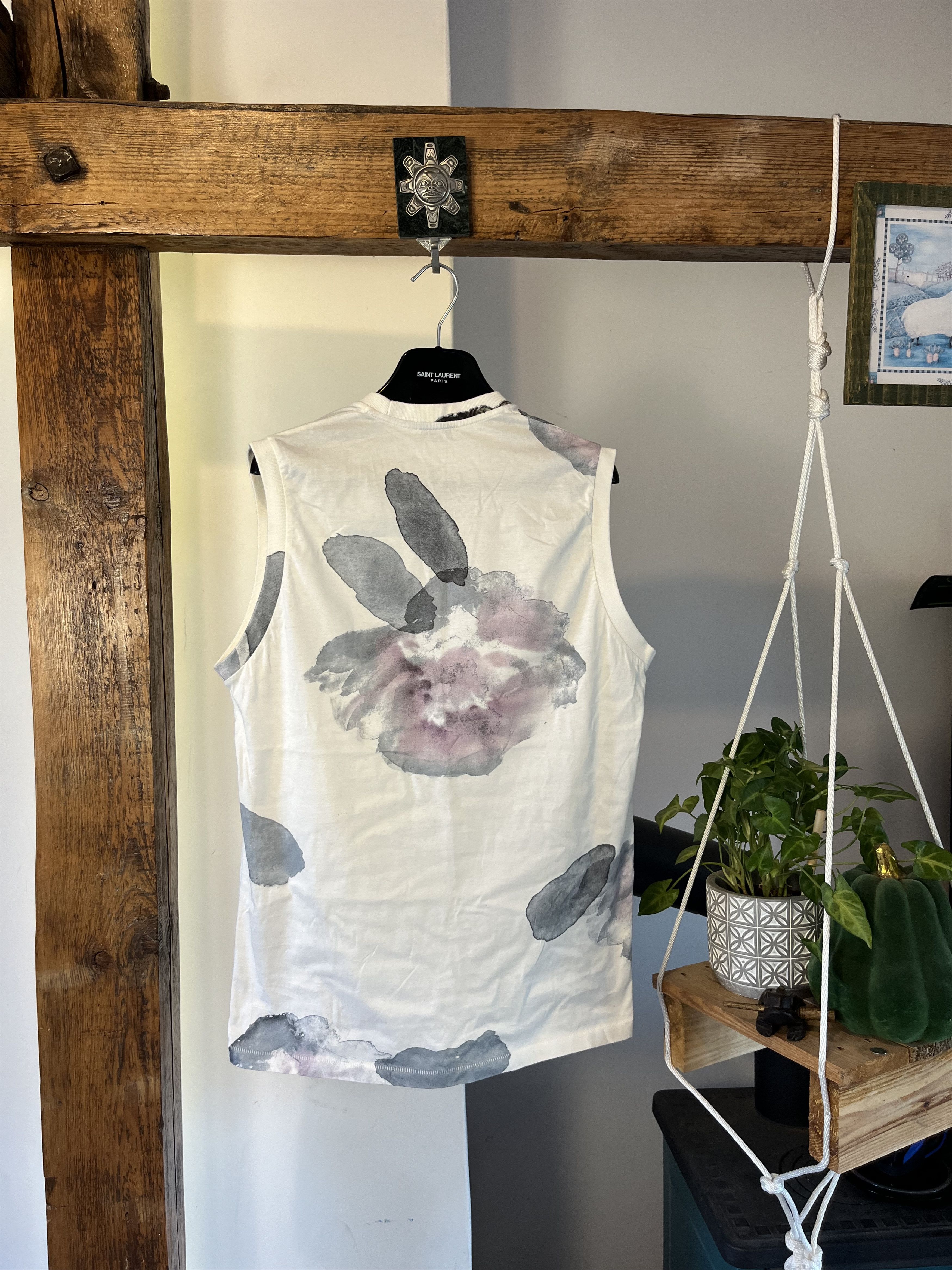Acne Studios Acne Studios Zone Merci PRT PAW13 Floral Tank Top Size US S / EU 44-46 / 1 - 2 Thumbnail
