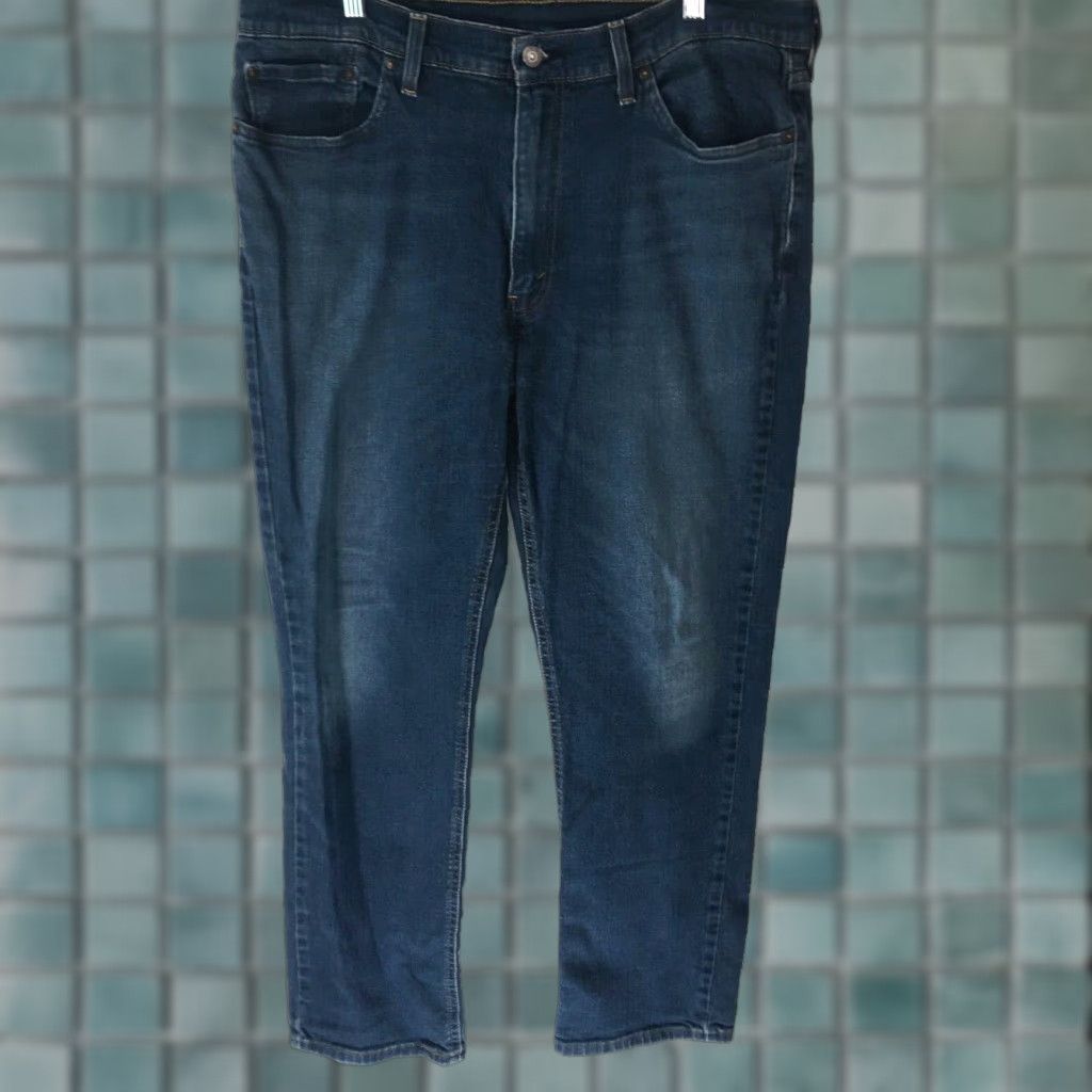 Levi's Levi's 541 Jeans – Straight Leg – Mid Rise – Dark Blue Denim – Relaxed Fit – 38x30 – 5-Pocket, Button Fly – Mens Jeans Size US 38 / EU 54 - 1 Thumbnail