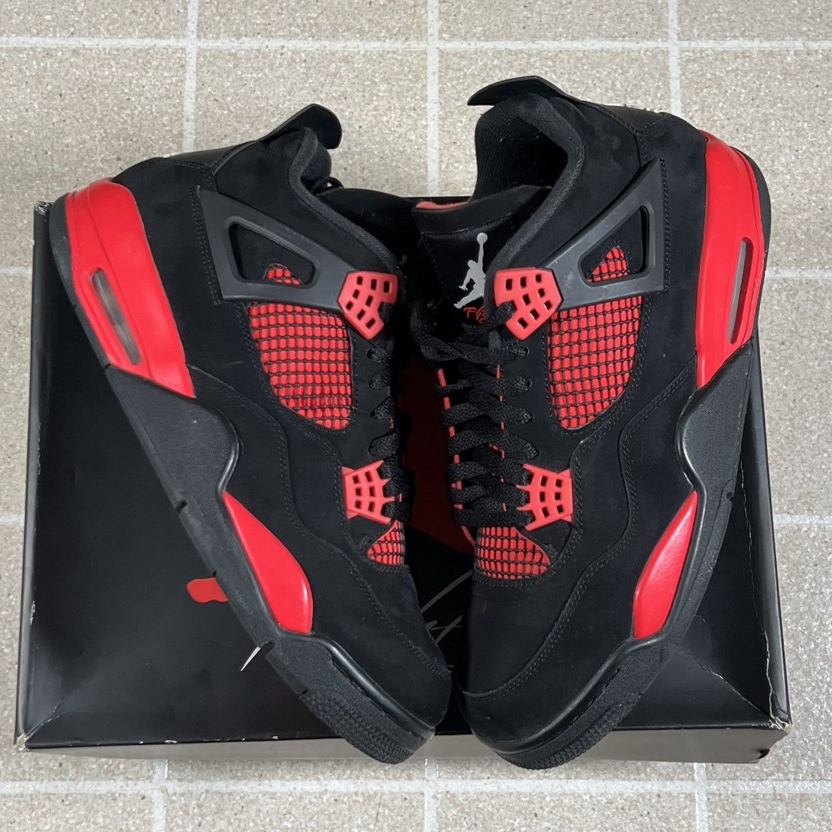 Jordan Brand Size 12 - Air Jordan 4 Retro Mid Red Thunder (CT8527-016) Size US 12 / EU 45 - 1 Thumbnail