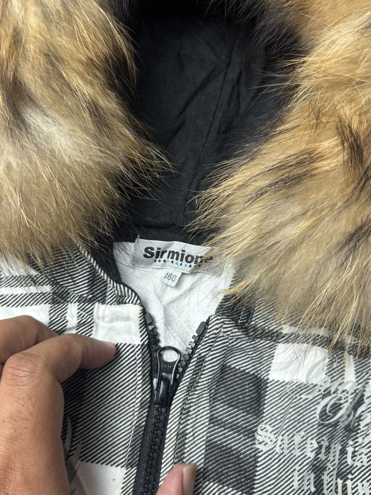 If Six Was Nine Fur hoodie poem sirmione style lgb Size US S / EU 44-46 / 1 - 5 Thumbnail