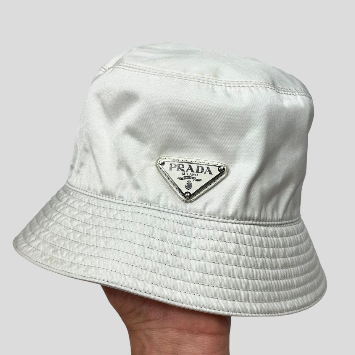 Prada Prada Milano 2020 Nylon Bucket Hat - S/M Size ONE SIZE - 2 Thumbnail