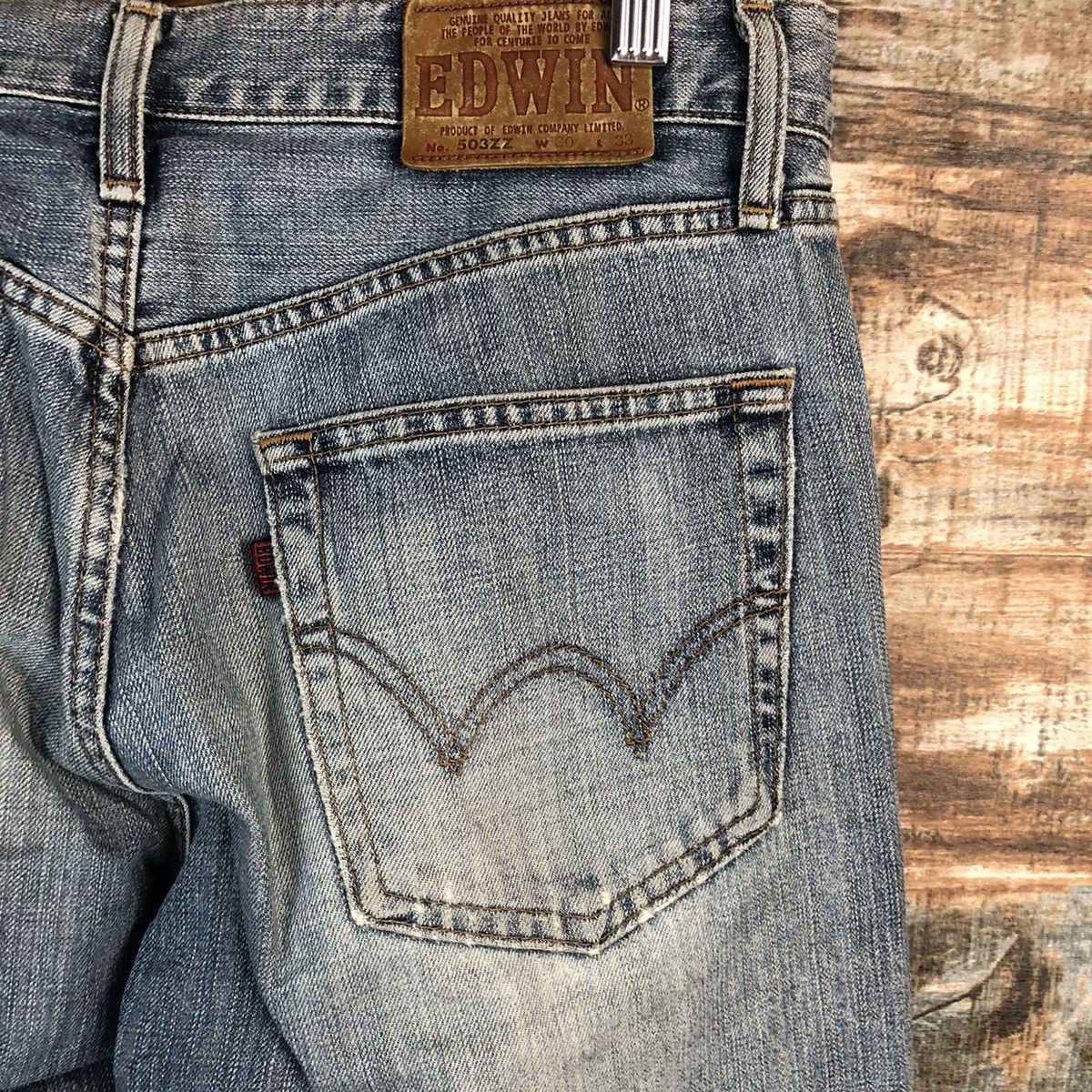 Edwin Edwin japan vintage faded Blue Denim Pants #A1403 Size US 30 / EU 46 - 18 Thumbnail