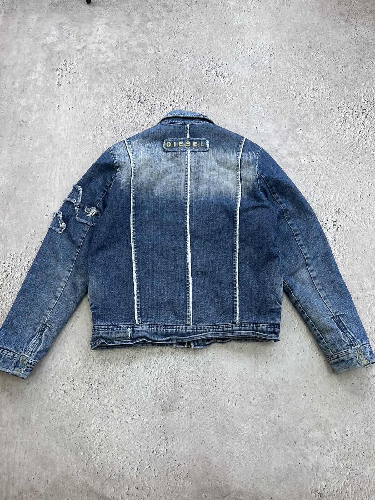 Diesel × Vintage Vintage Diesel Moto Racer Zipper Punk Jacket Avant Garde Size US M / EU 48-50 / 2 - 10 Thumbnail