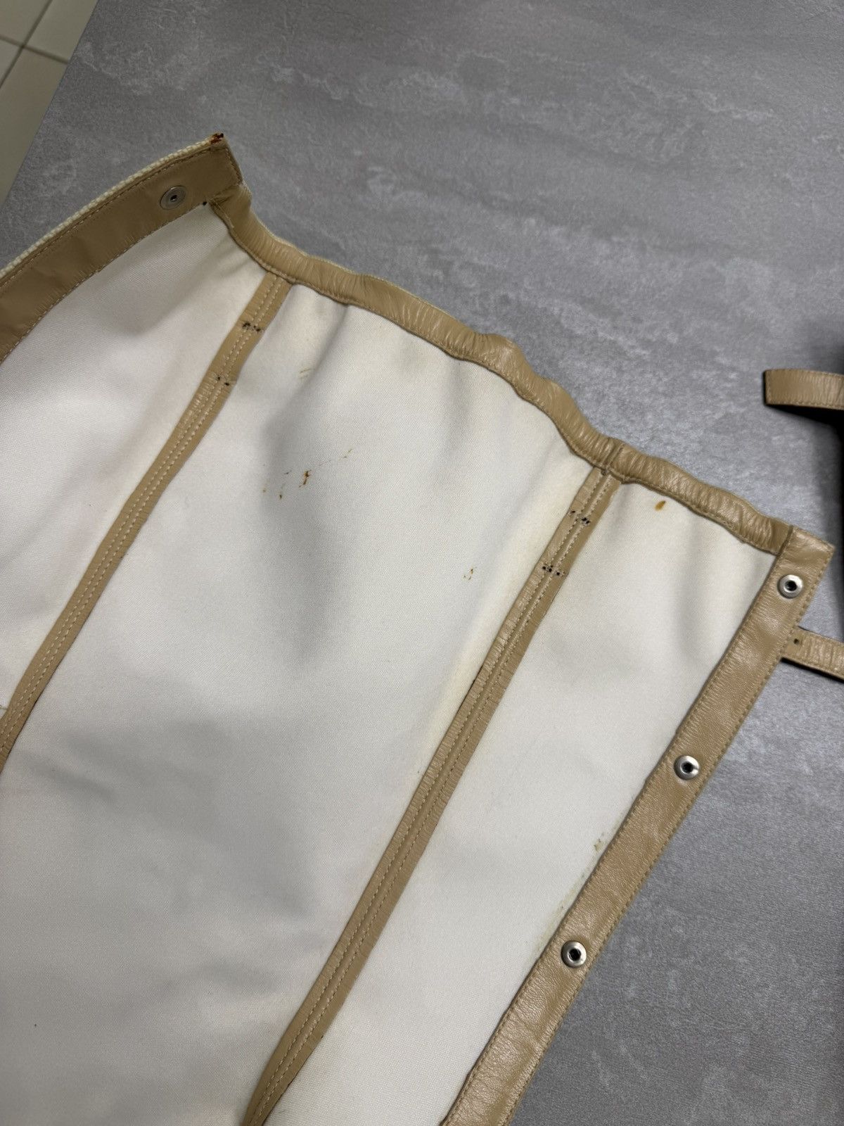 Max Mara S Max Mara beige gaiters leggings size M Size ONE SIZE - 14 Thumbnail