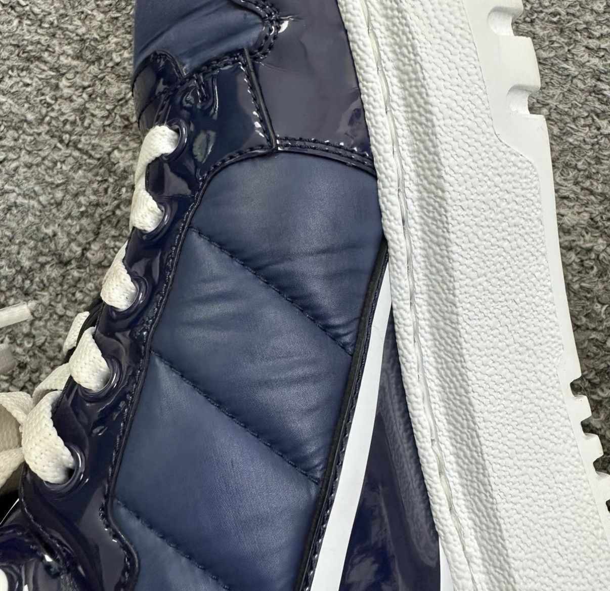 Dior Dior Player Navy Blue High-Top Sneakers K12 Size US 6 / IT 36 - 7 Thumbnail