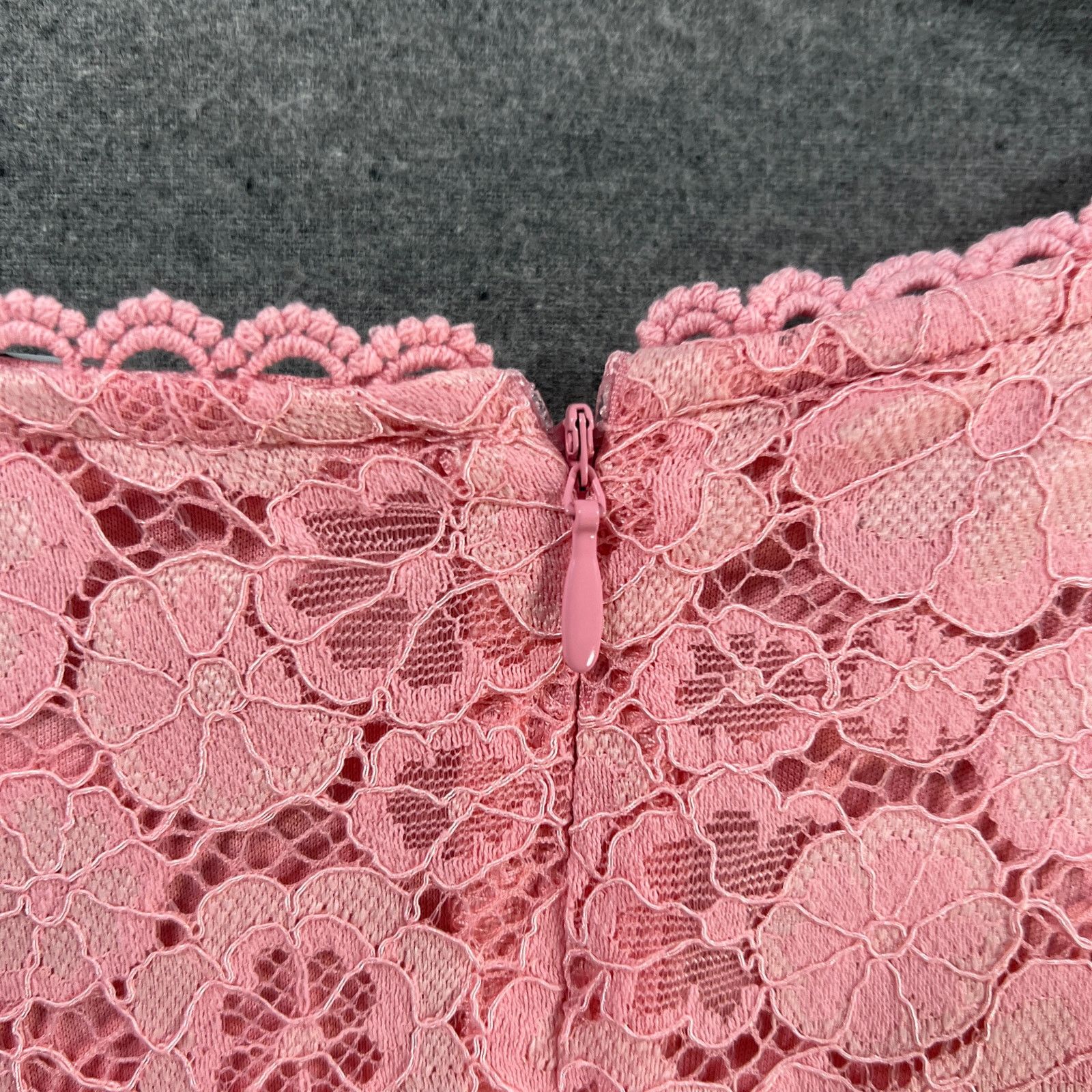 Isaac Mizrahi Isaac Mizrahi Live Regular Lace Dress with Lattice Trim Size S / US 4 / IT 40 - 15 Thumbnail