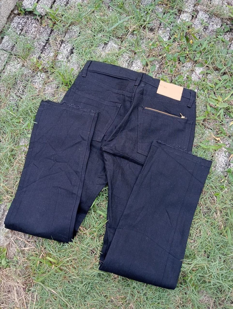 Japanese Brand Son Of The Cheese Japan 5 Pocket Black Jeans Size US 31 - 1 Thumbnail